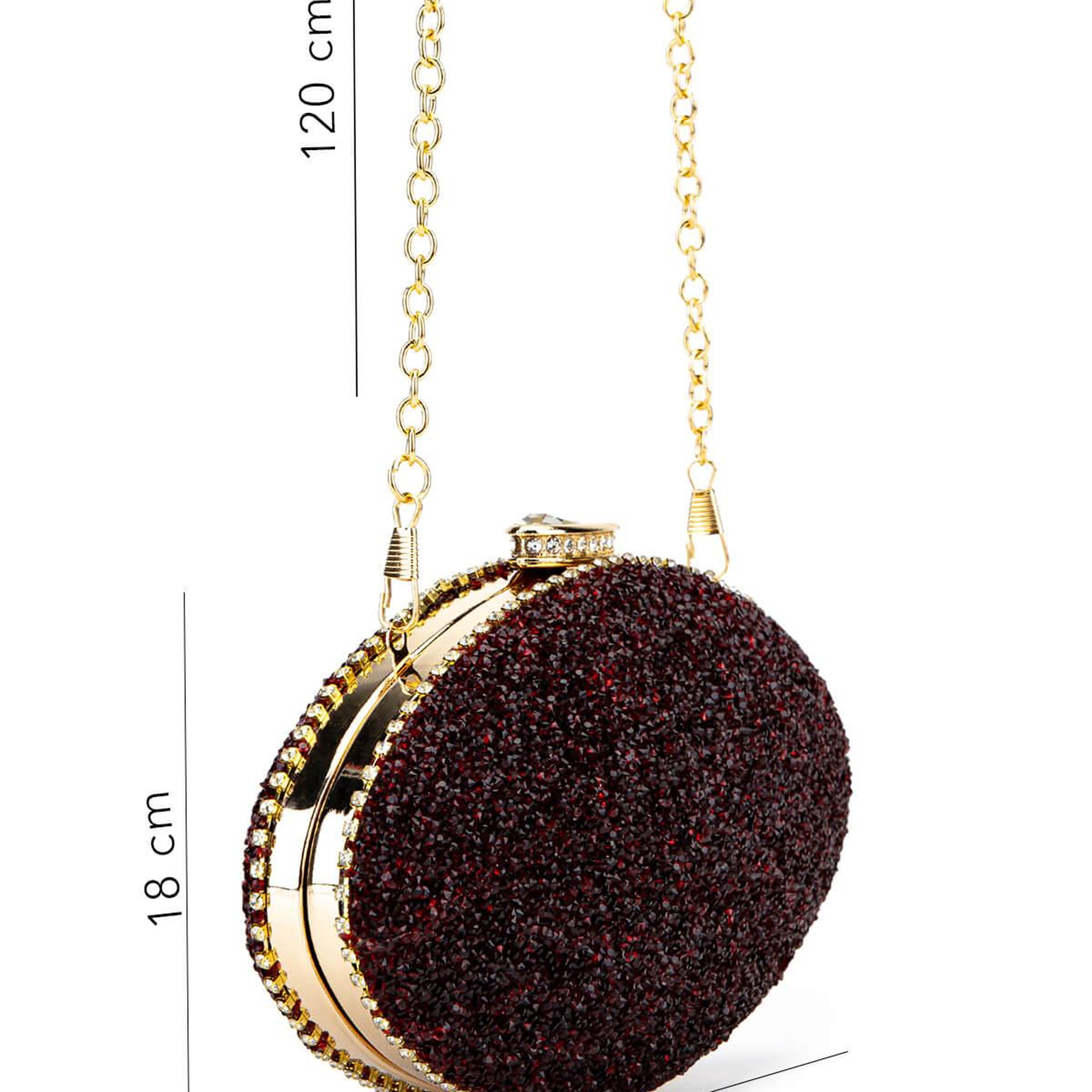 Tamer Tanca Kadın Vegan Bordo Abiye Çanta