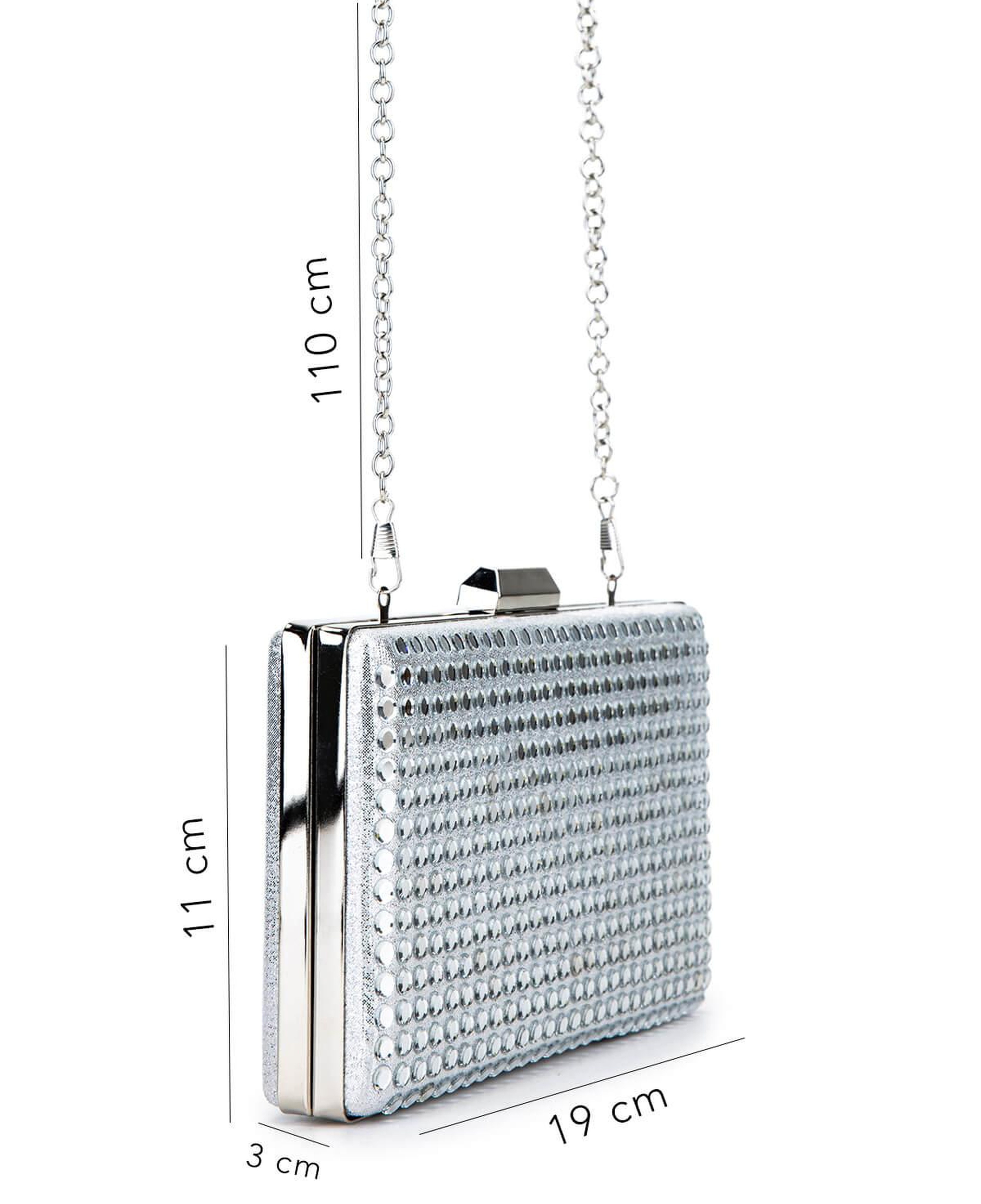 Tamer Tanca Kadın Vegan Gri Abiye Çanta