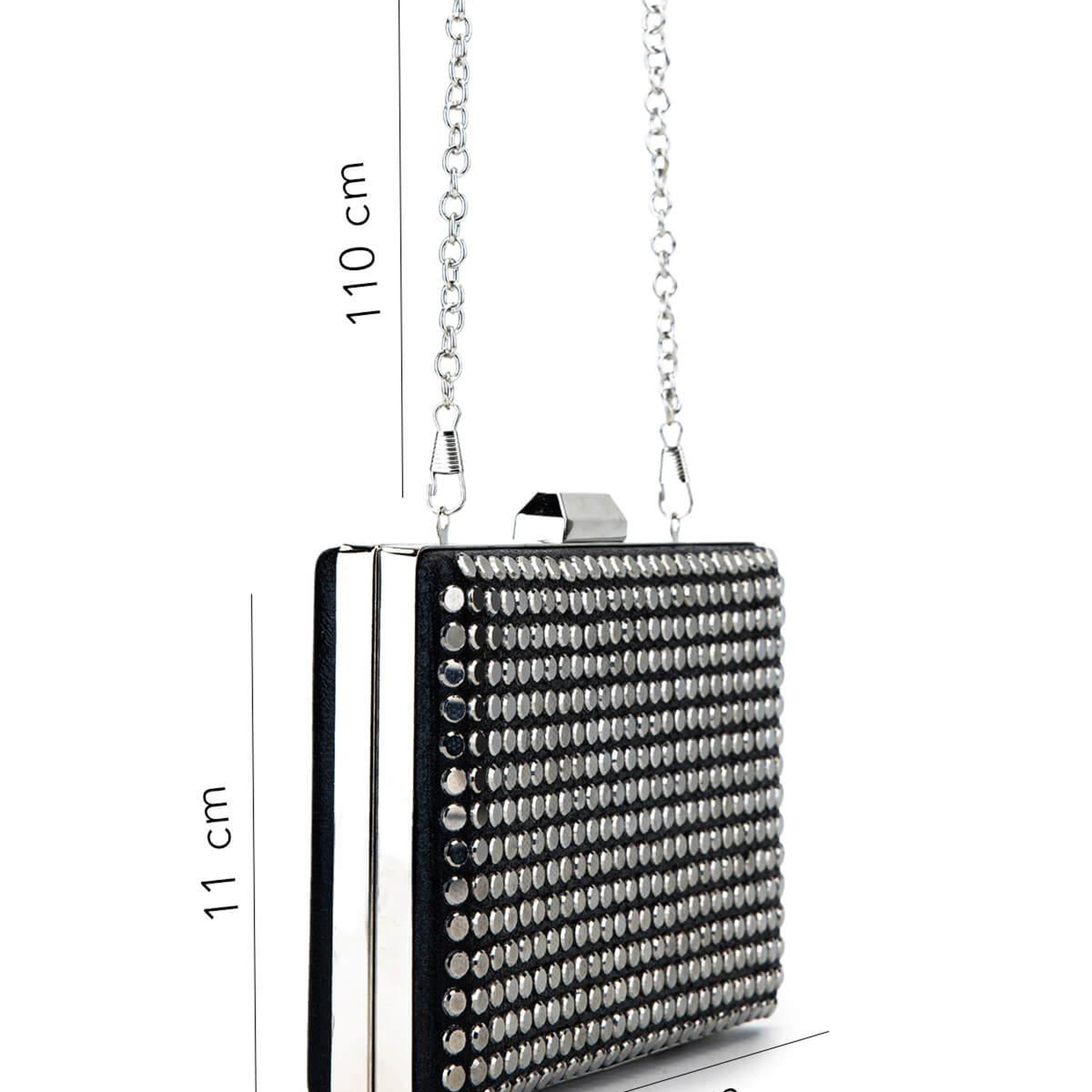 Tamer Tanca Kadın Vegan Siyah Abiye Çanta