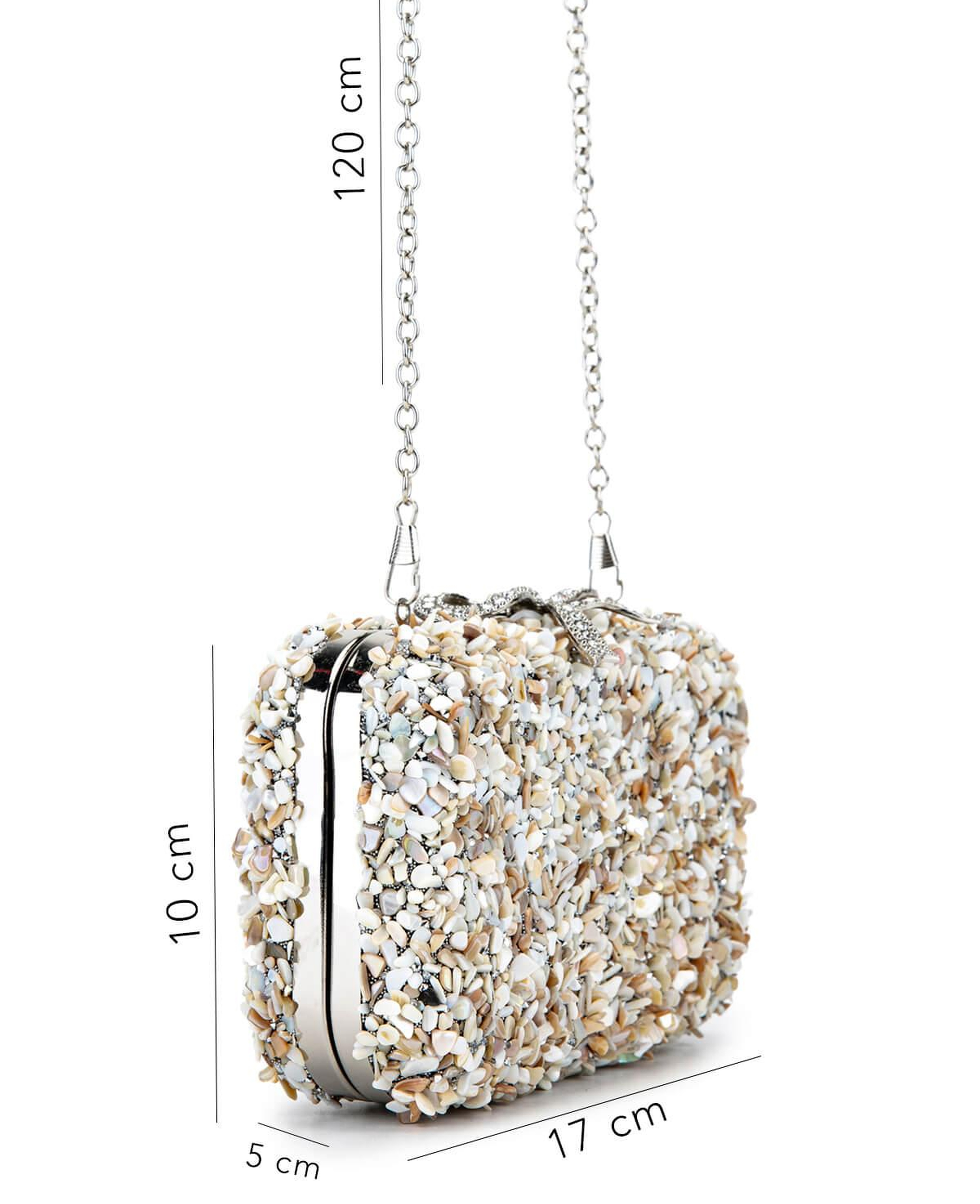 Tamer Tanca Kadın Vegan Bej Abiye Çanta