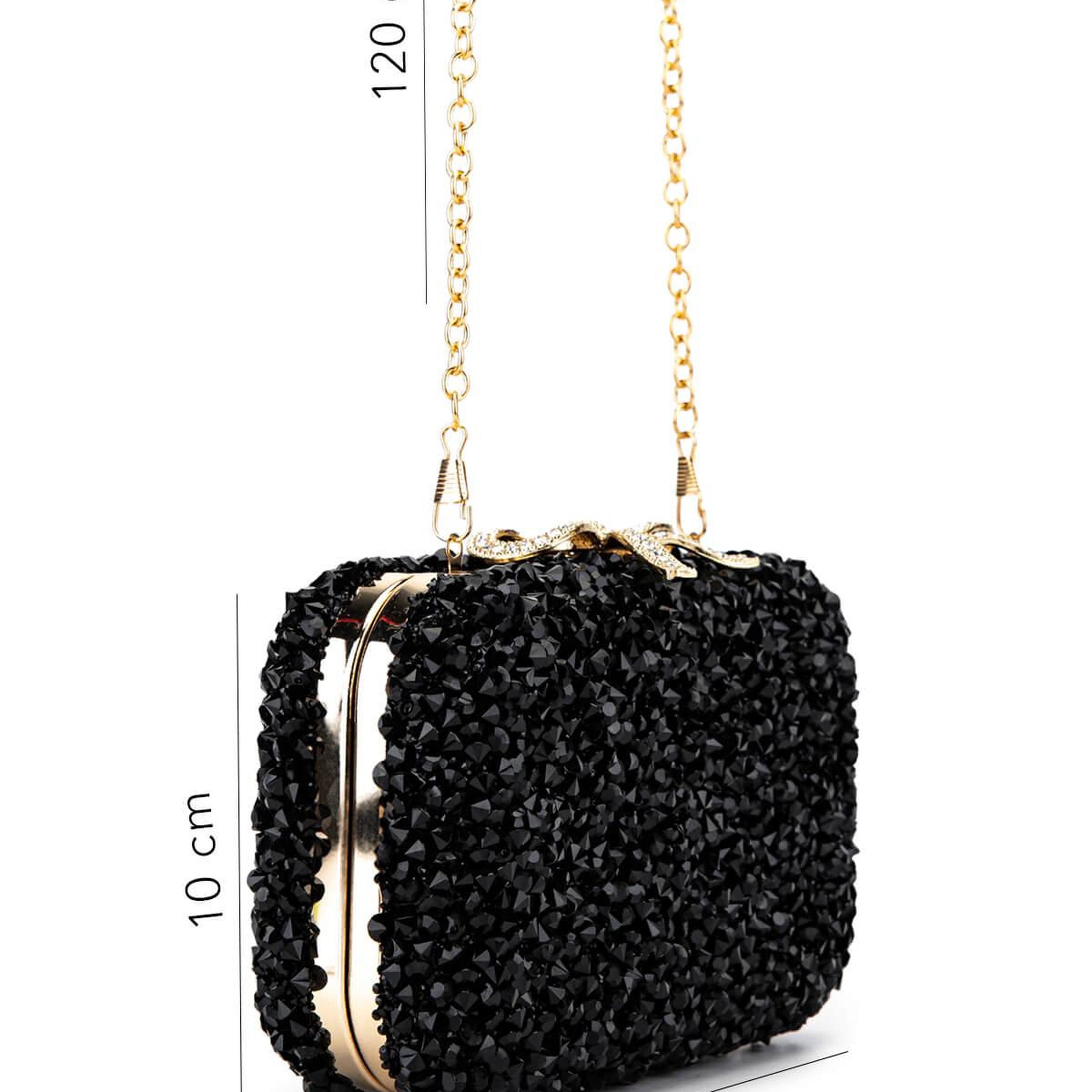 Tamer Tanca Kadın Vegan Siyah Abiye Çanta