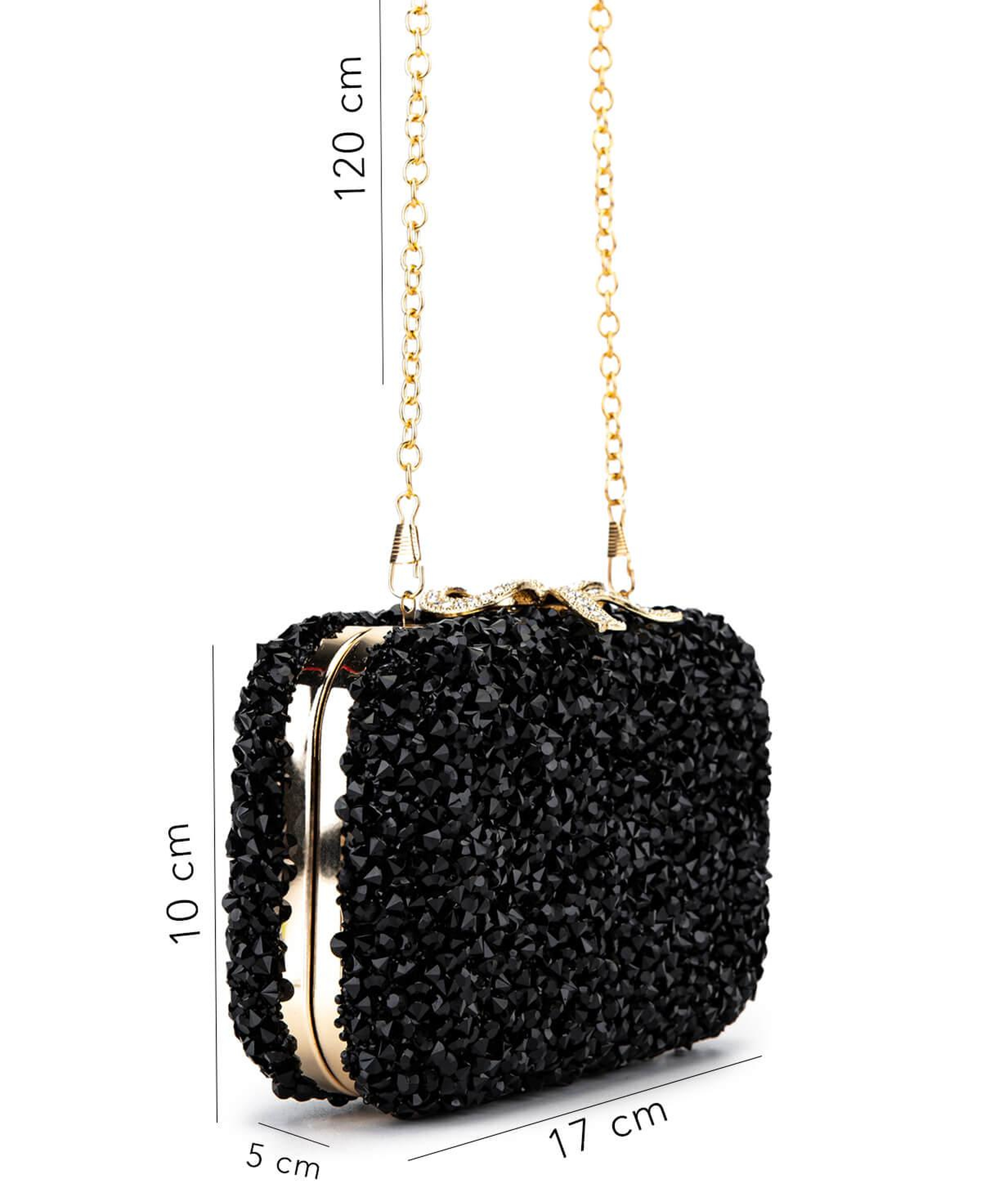 Tamer Tanca Kadın Vegan Siyah Abiye Çanta