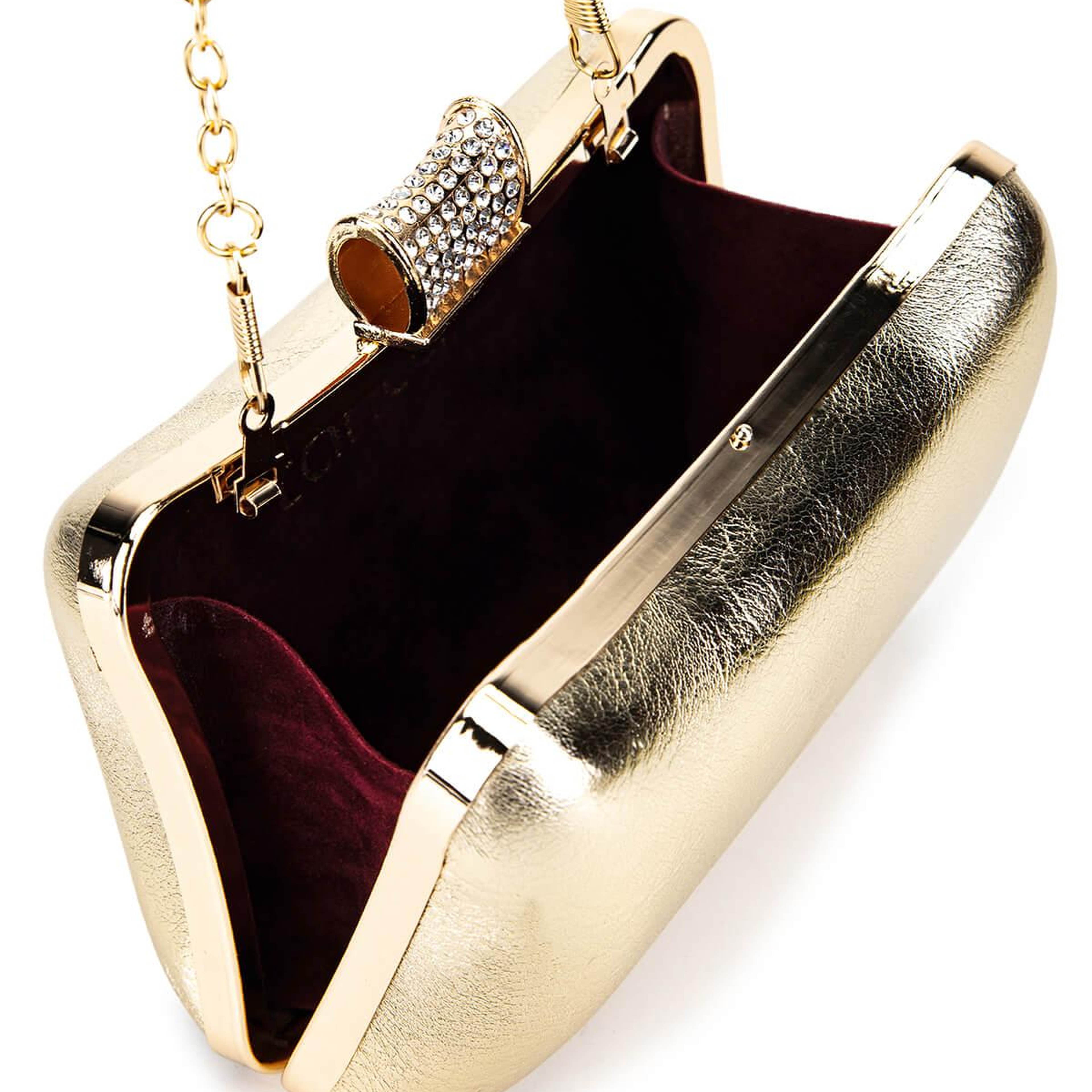 Tamer Tanca Kadın Vegan Sarı Abiye Çanta