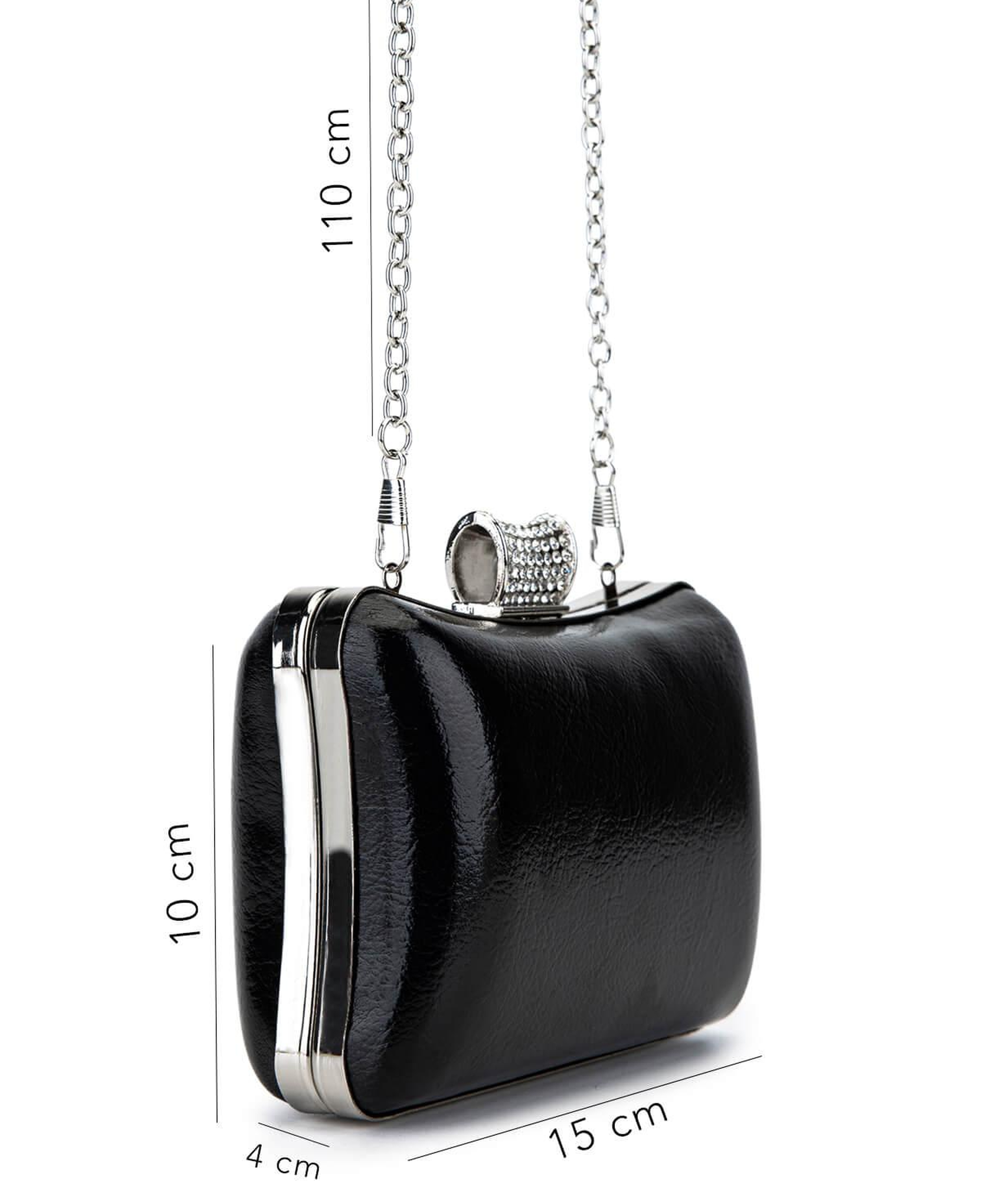 Tamer Tanca Kadın Vegan Siyah Abiye Çanta