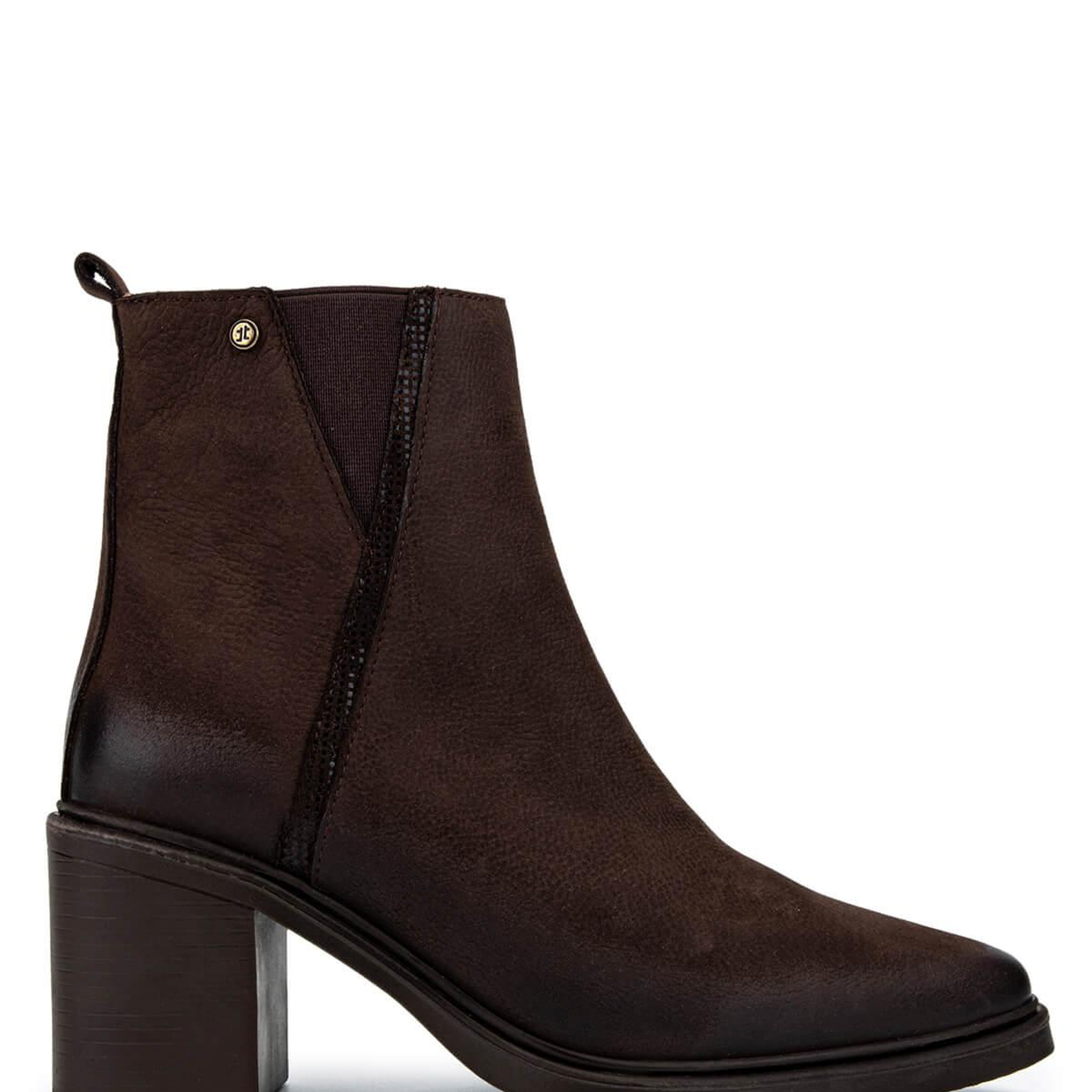 Tamer Tanca Kadın Hakiki Deri Kahverengi Topuklu Bot