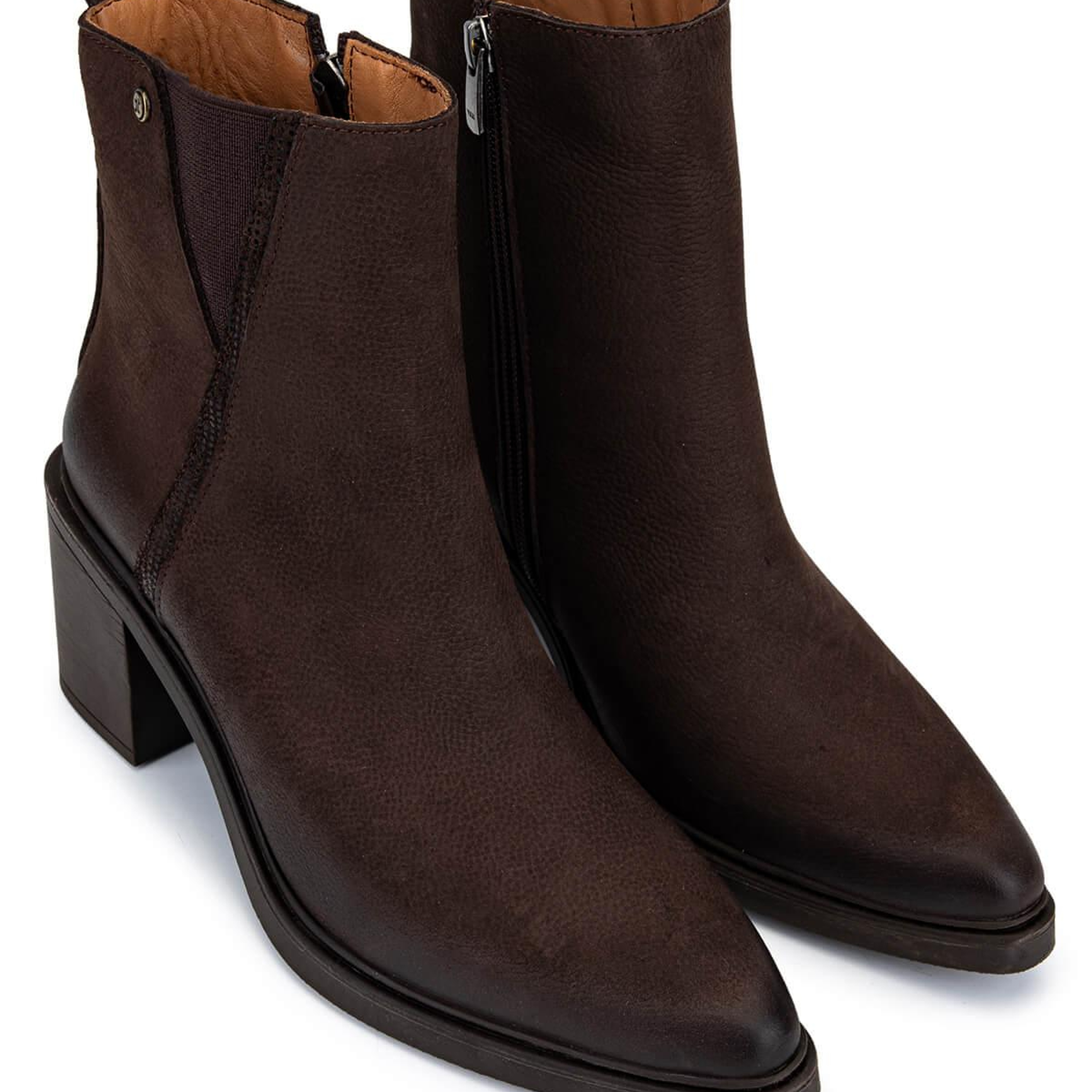 Tamer Tanca Kadın Hakiki Deri Kahverengi Topuklu Bot