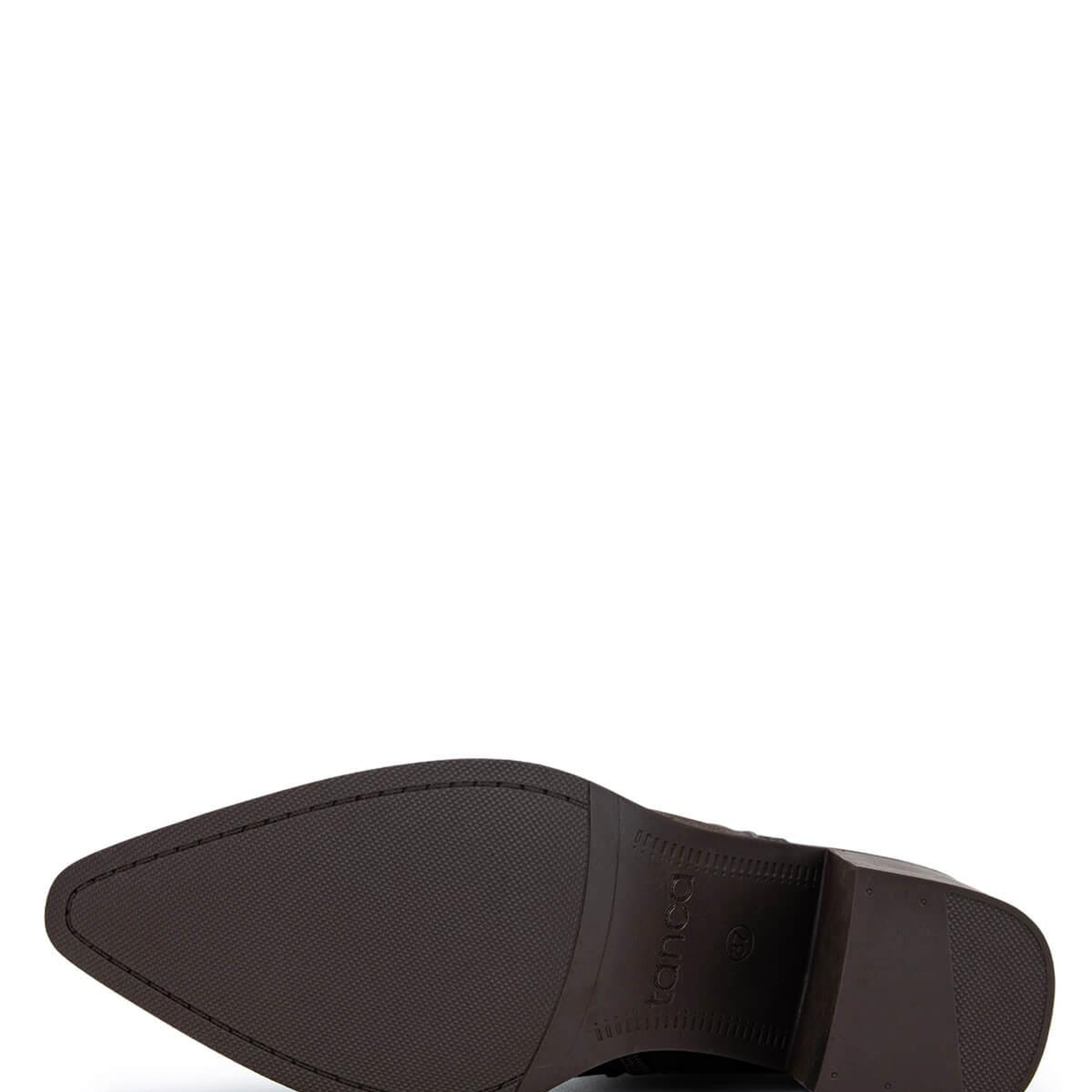 Tamer Tanca Kadın Hakiki Deri Kahverengi Topuklu Bot