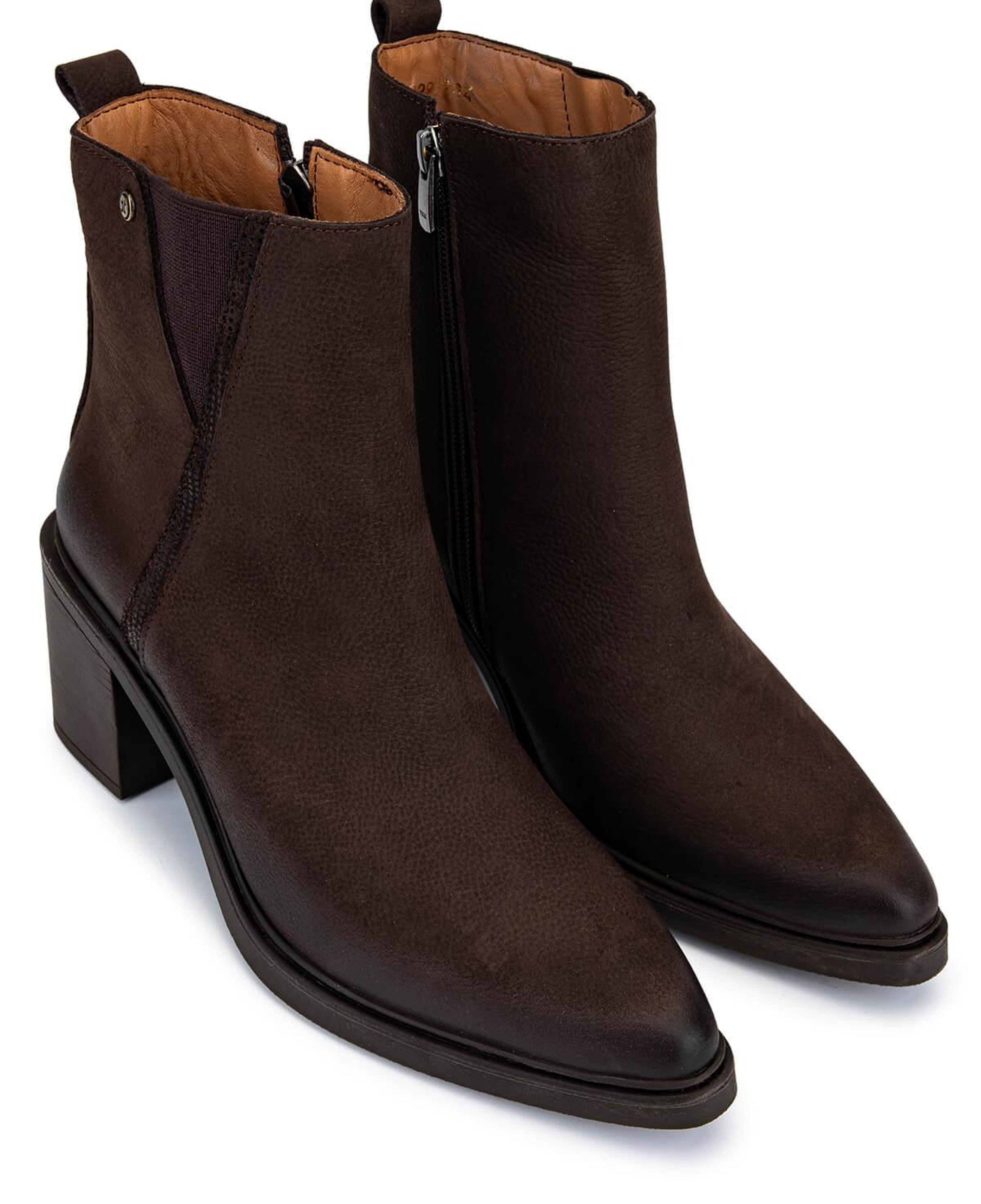 Tamer Tanca Kadın Hakiki Deri Kahverengi Topuklu Bot