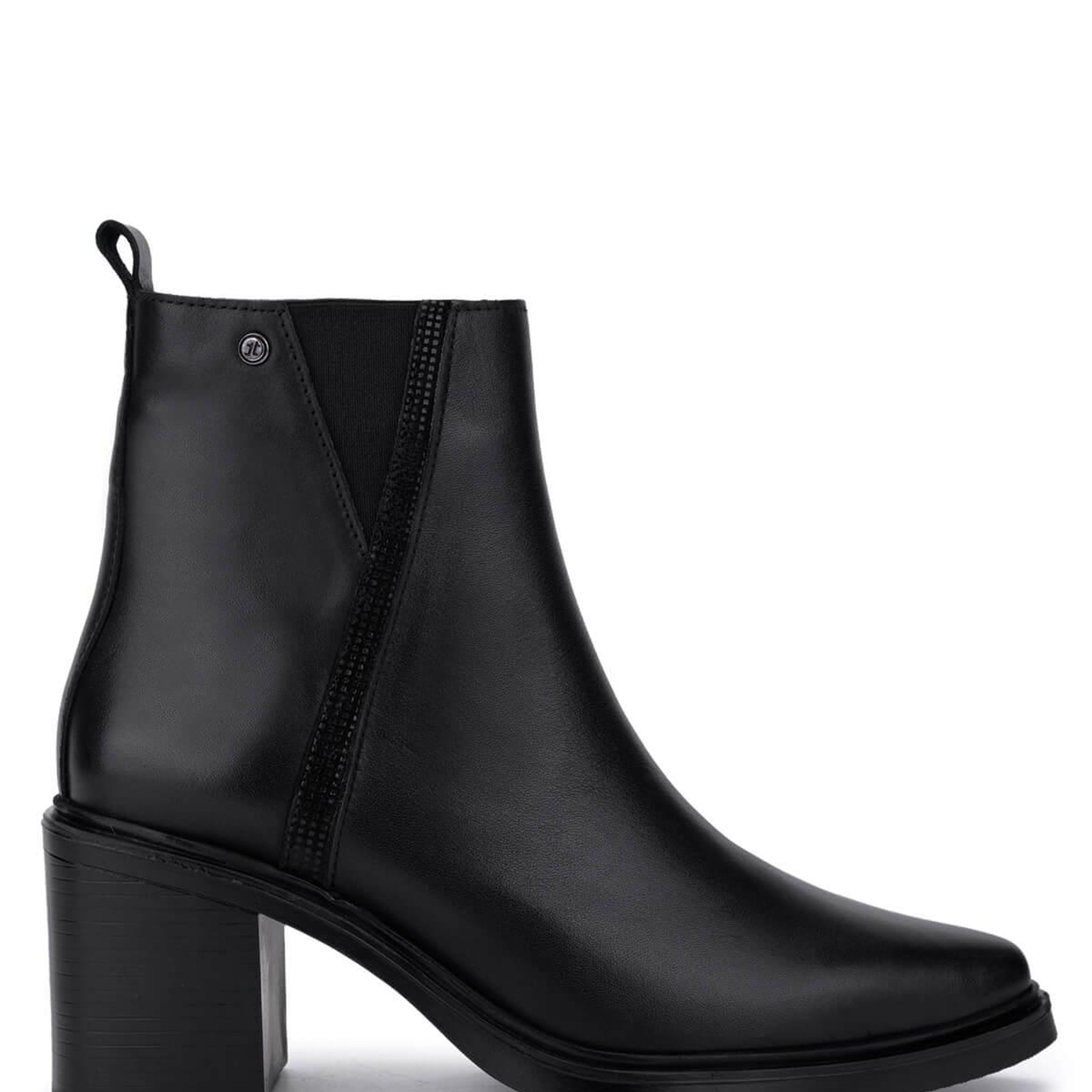 Tamer Tanca Kadın Hakiki Deri Siyah Topuklu Bot