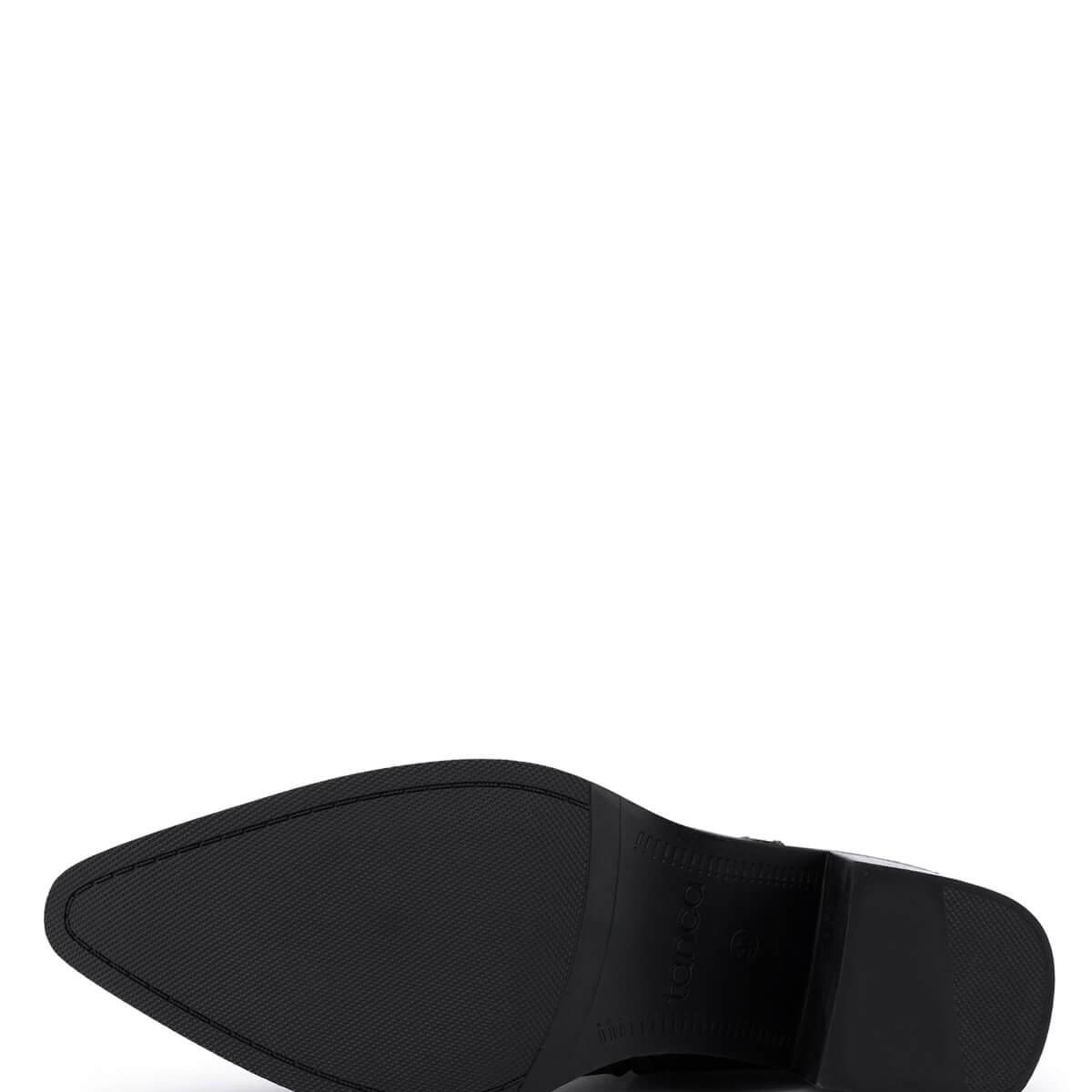 Tamer Tanca Kadın Hakiki Deri Siyah Topuklu Bot