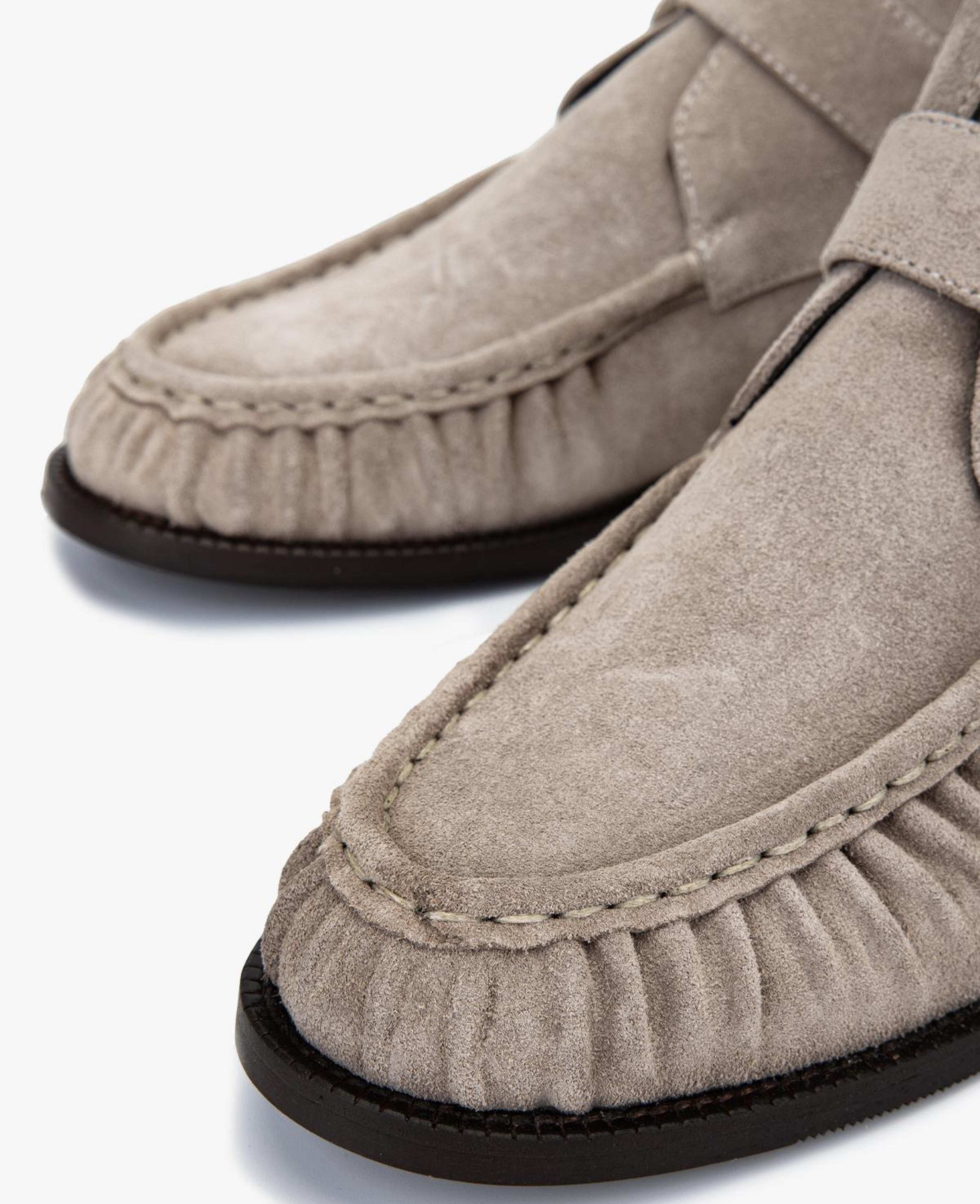 Valmenti Kadın Hakiki Deri Bej Süet Düz Bot