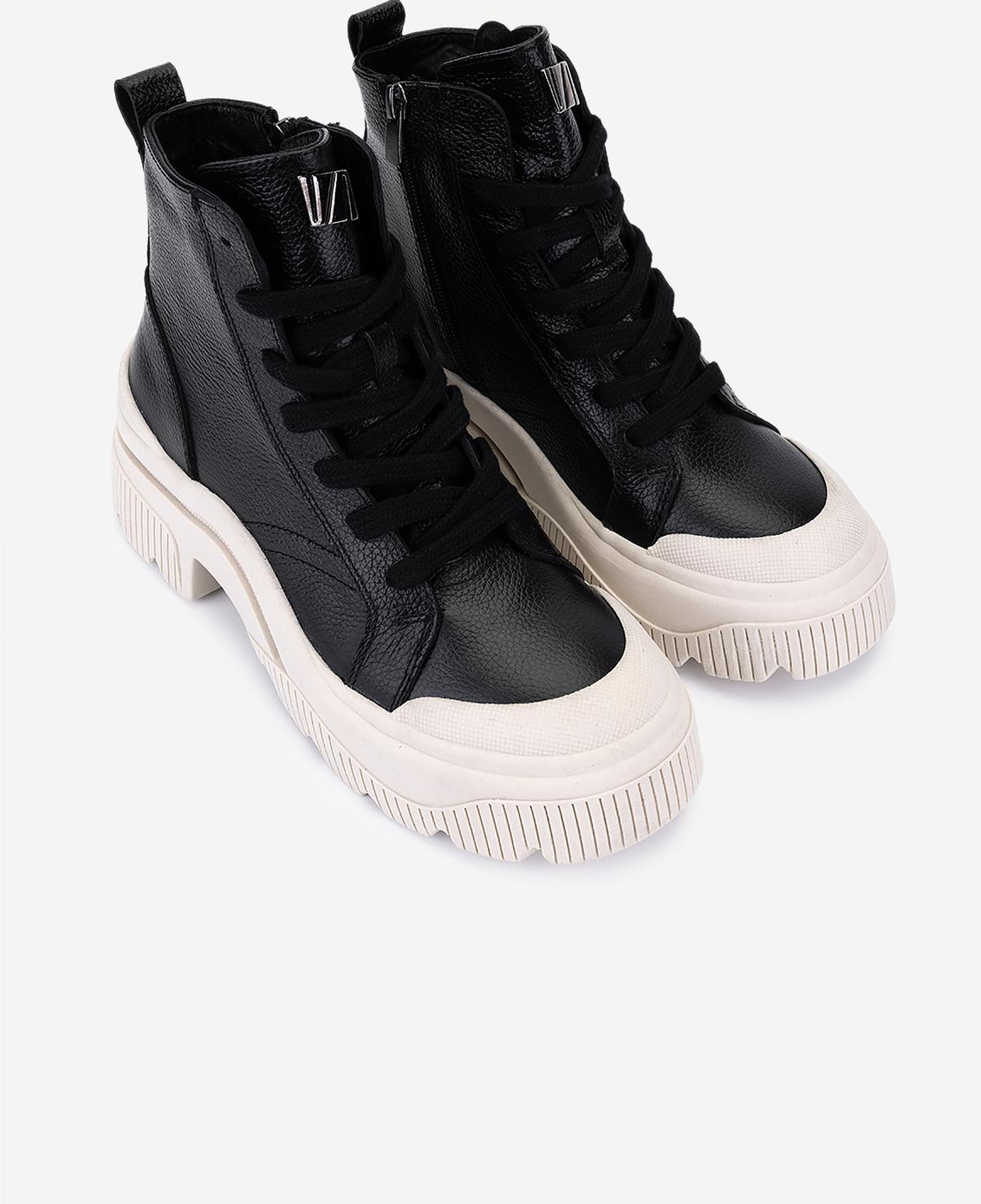 Valmenti Kadın Hakiki Deri Siyah Floter Casual Bot