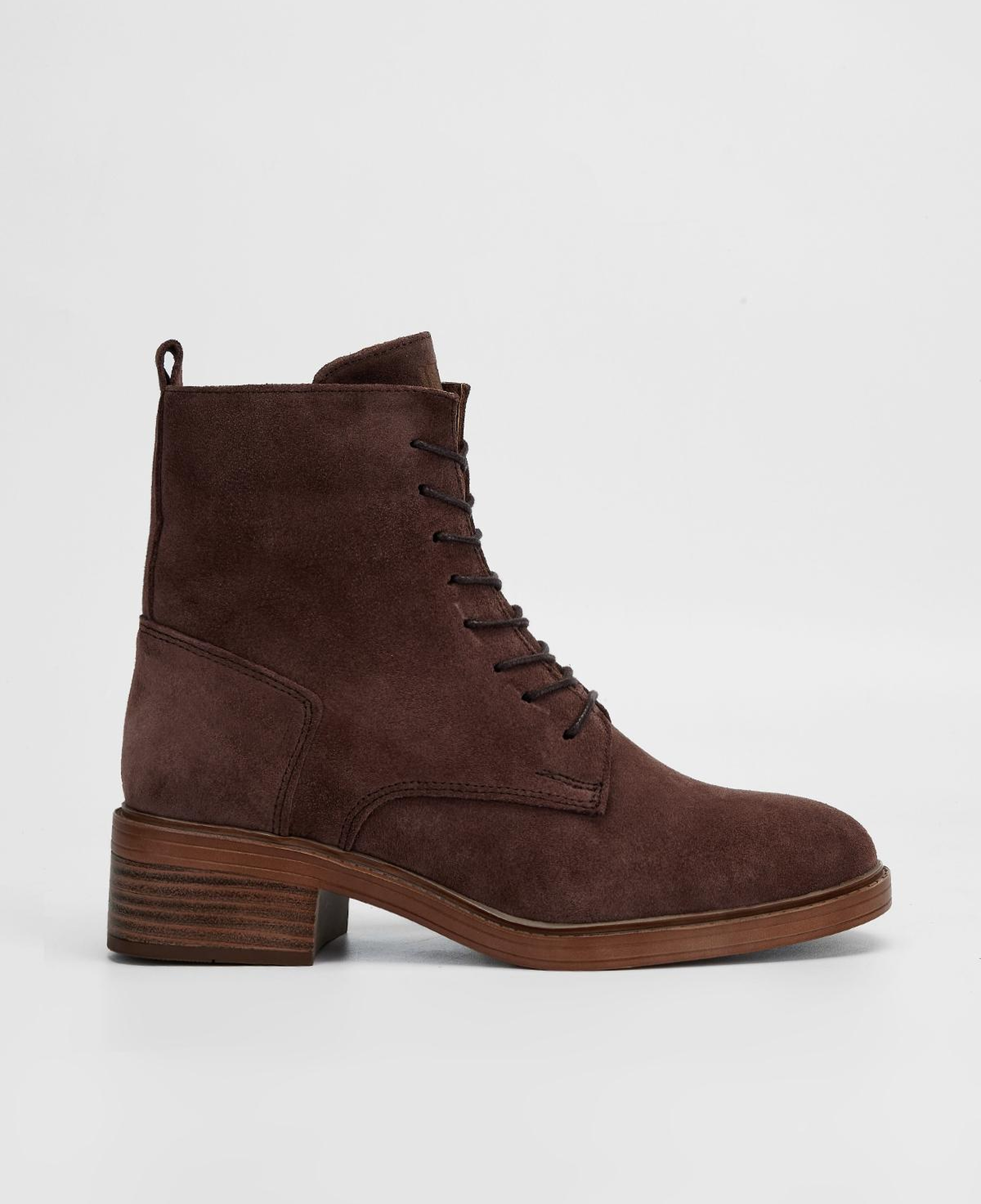 Valmenti Kadın Hakiki Deri Kahverengi Süet Topuklu Bot