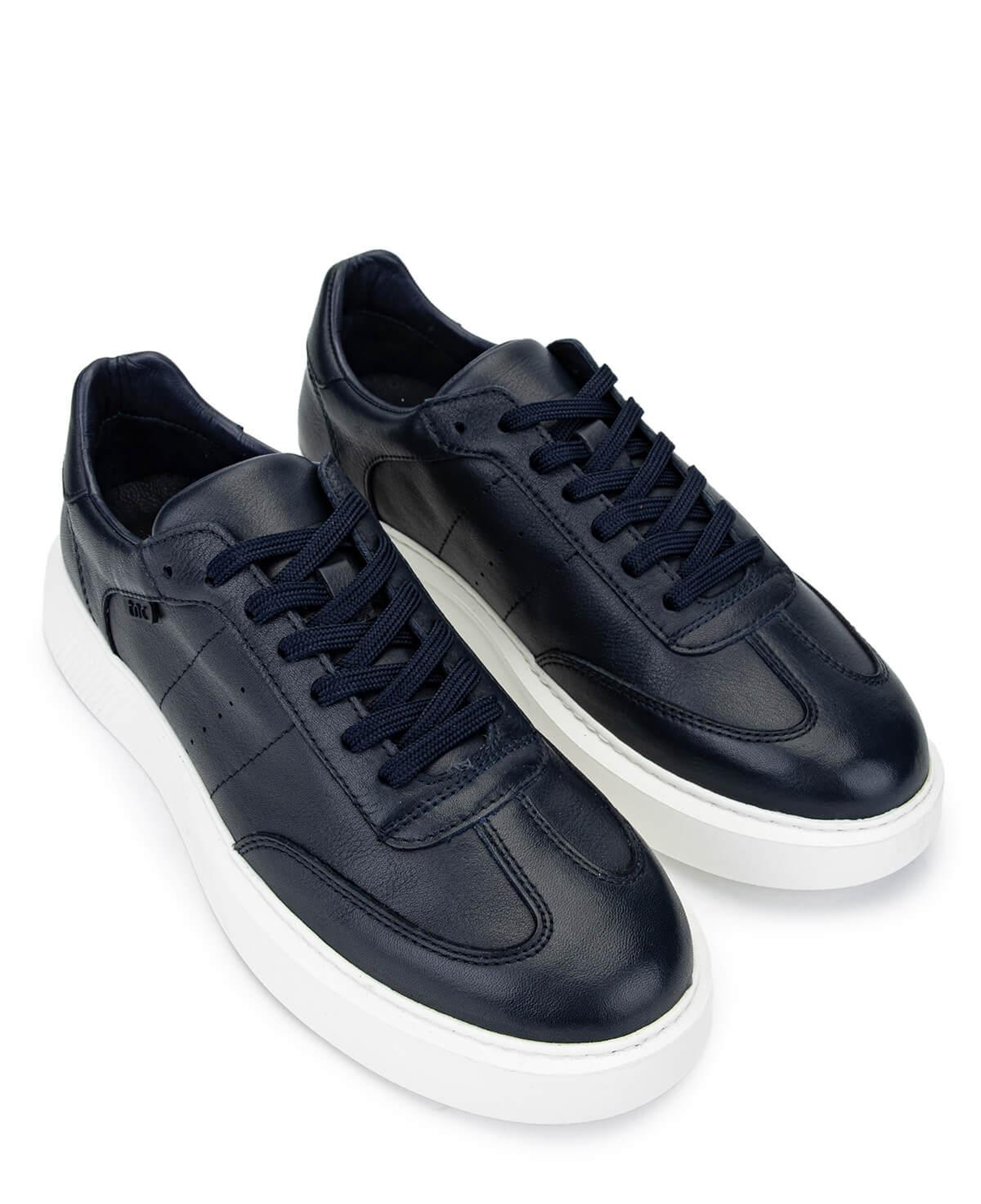 Tamer Tanca Erkek Hakiki Deri Lacivert Sneakers & Spor Ayakkabı