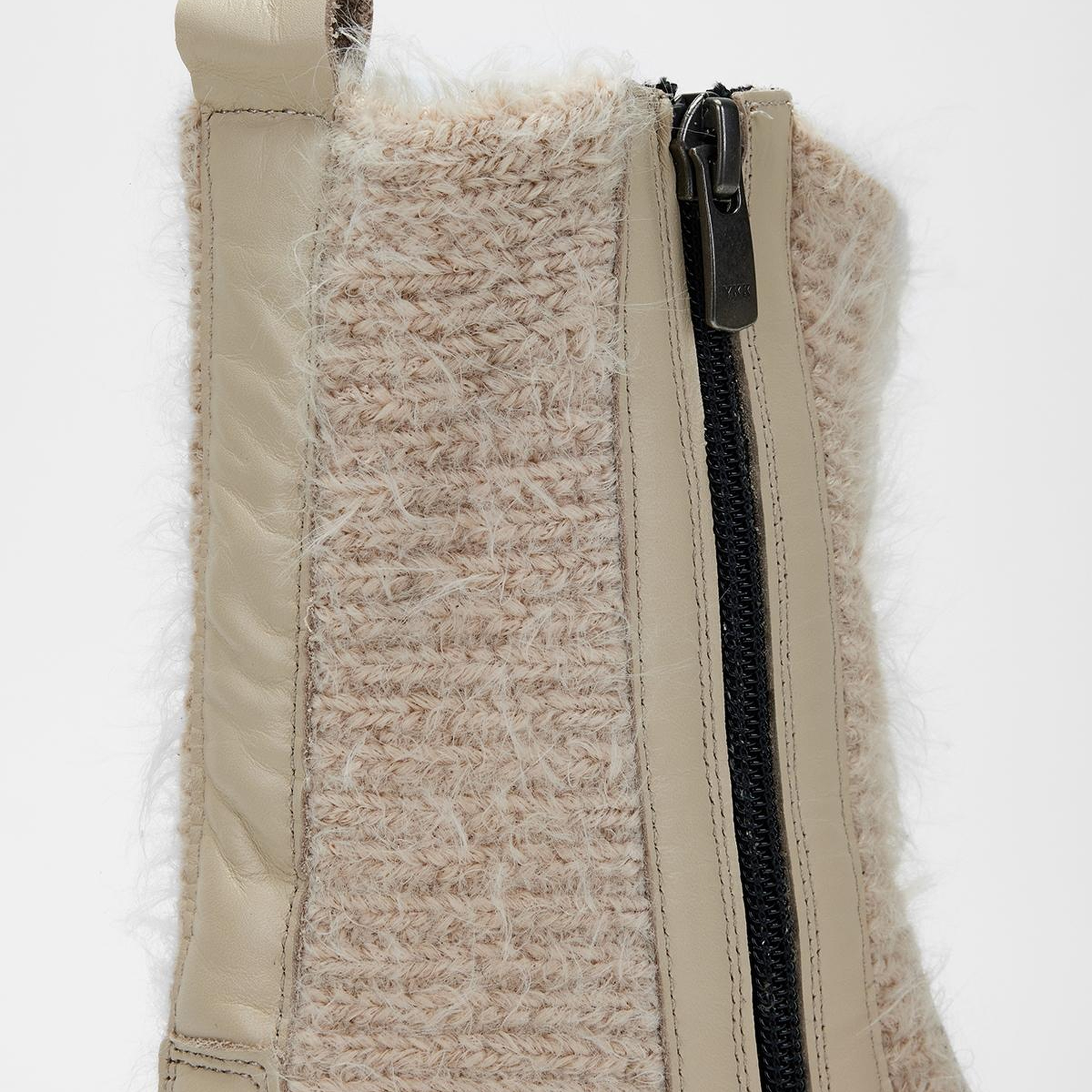 Valmenti Kadın Hakiki Deri Bej Düz Bot