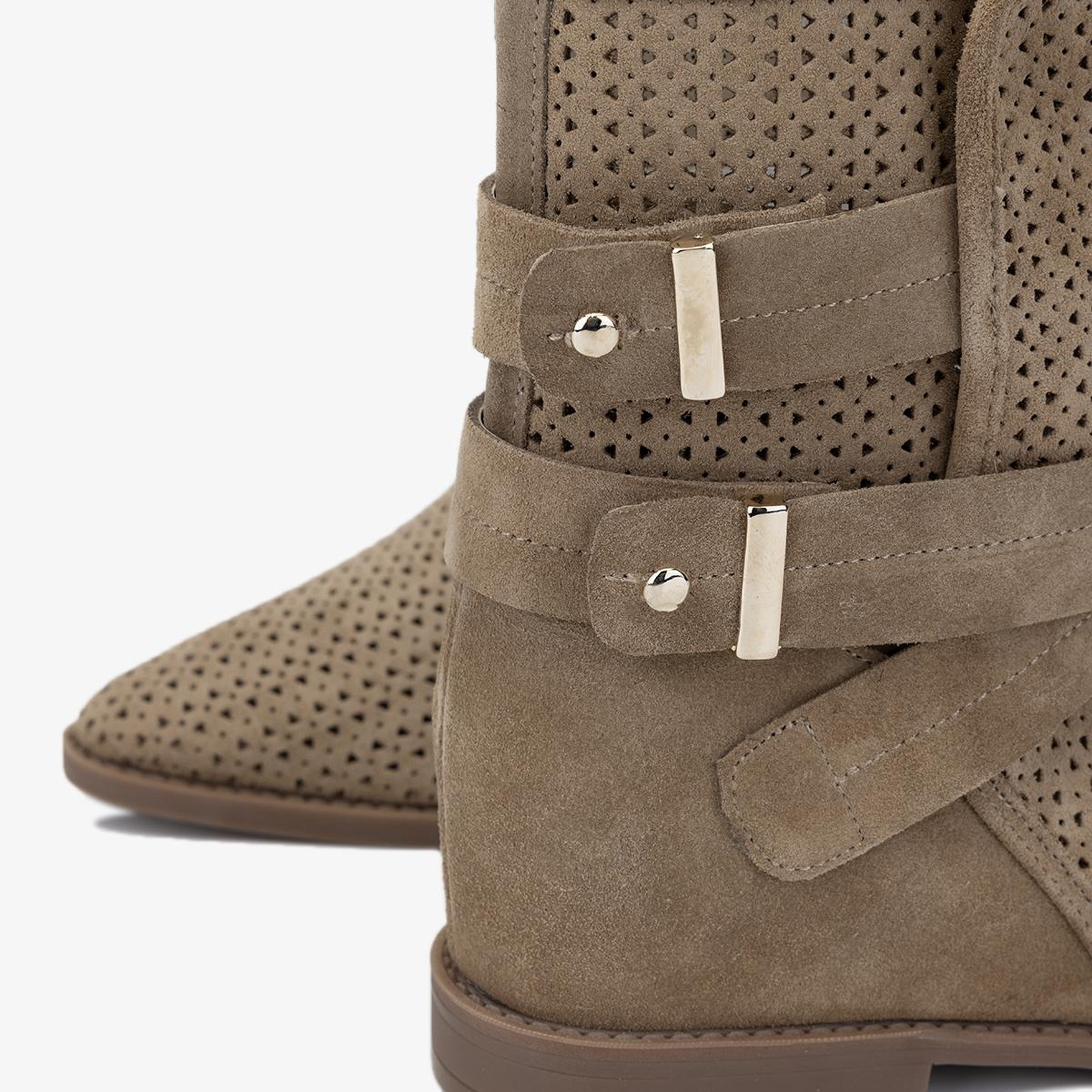 Valmenti Kadın Hakiki Deri Yeşil Düz Bot