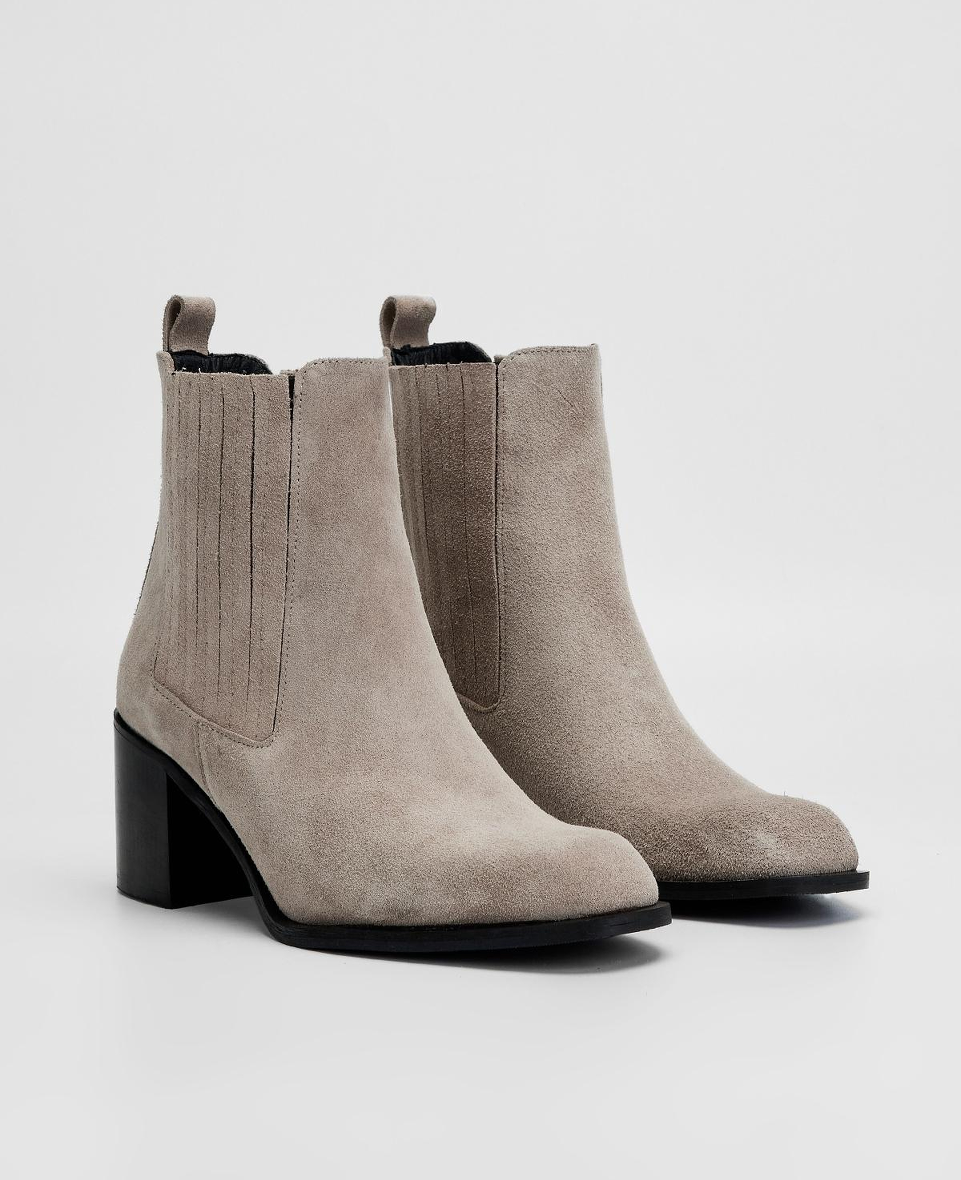 Valmenti Kadın Hakiki Deri Şampanya Topuklu Bot