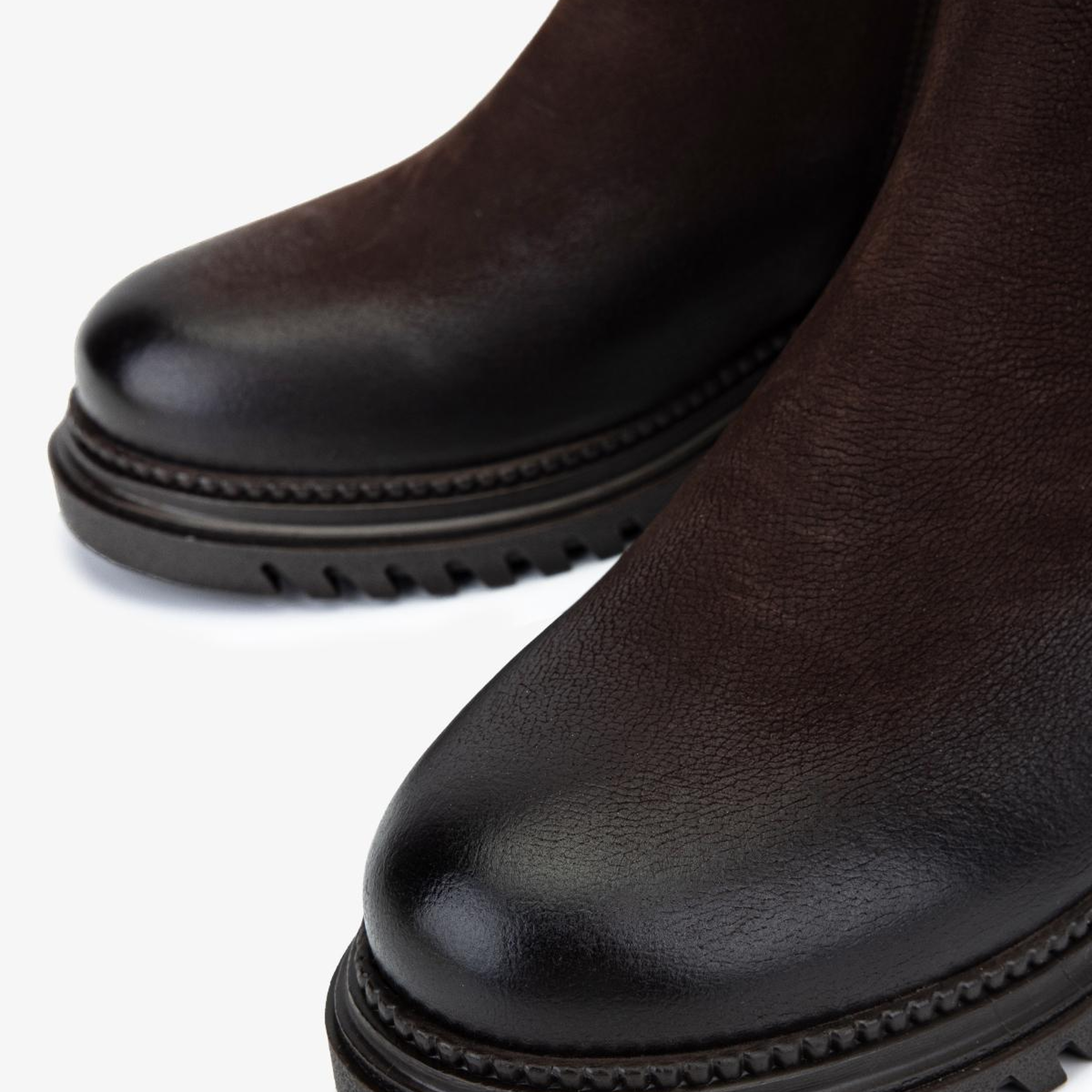 Valmenti Kadın Hakiki Deri Kahverengi Nubuk Düz Bot