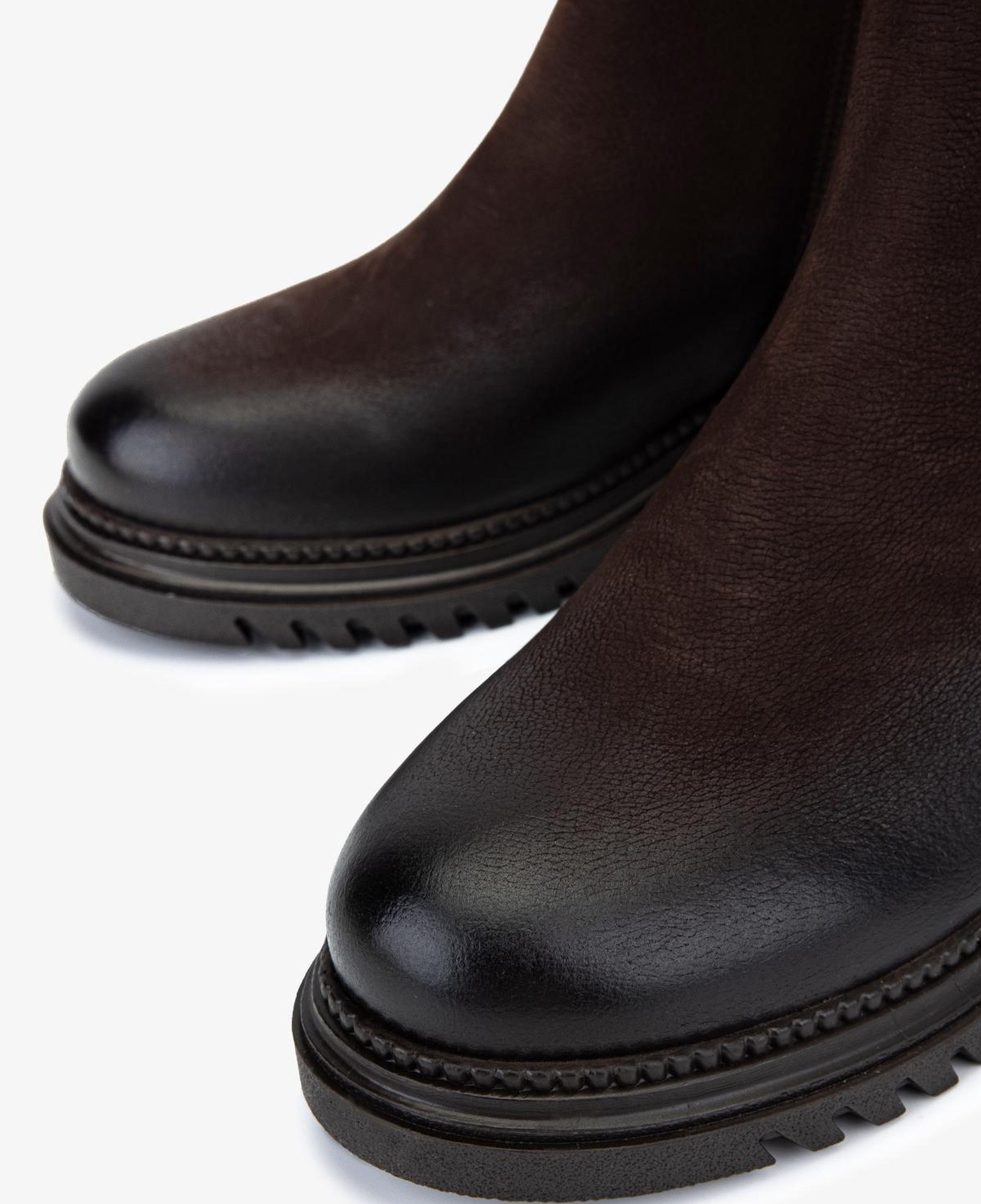 Valmenti Kadın Hakiki Deri Kahverengi Nubuk Düz Bot