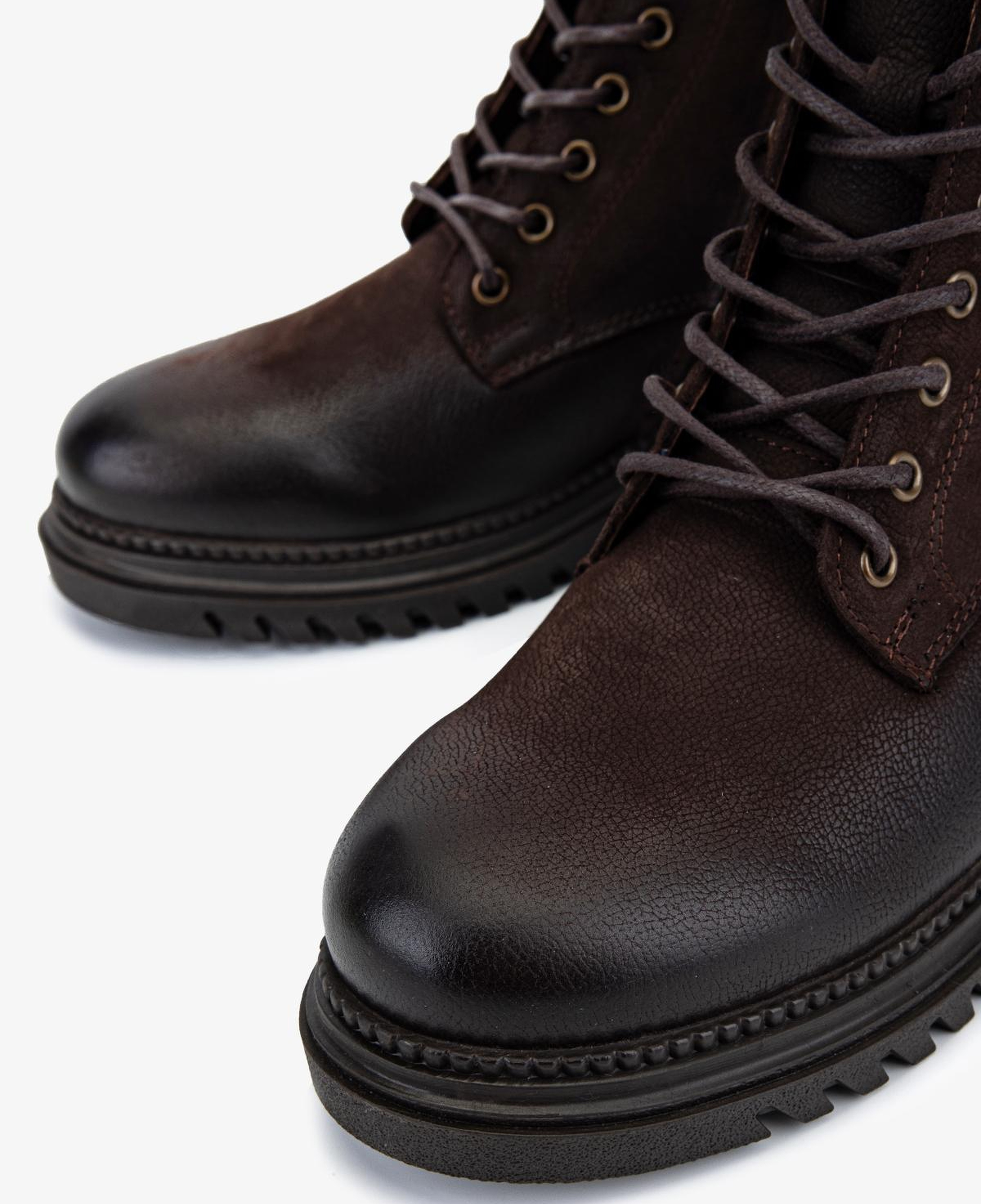 Valmenti Kadın Hakiki Deri Kahverengi Nubuk Düz Bot