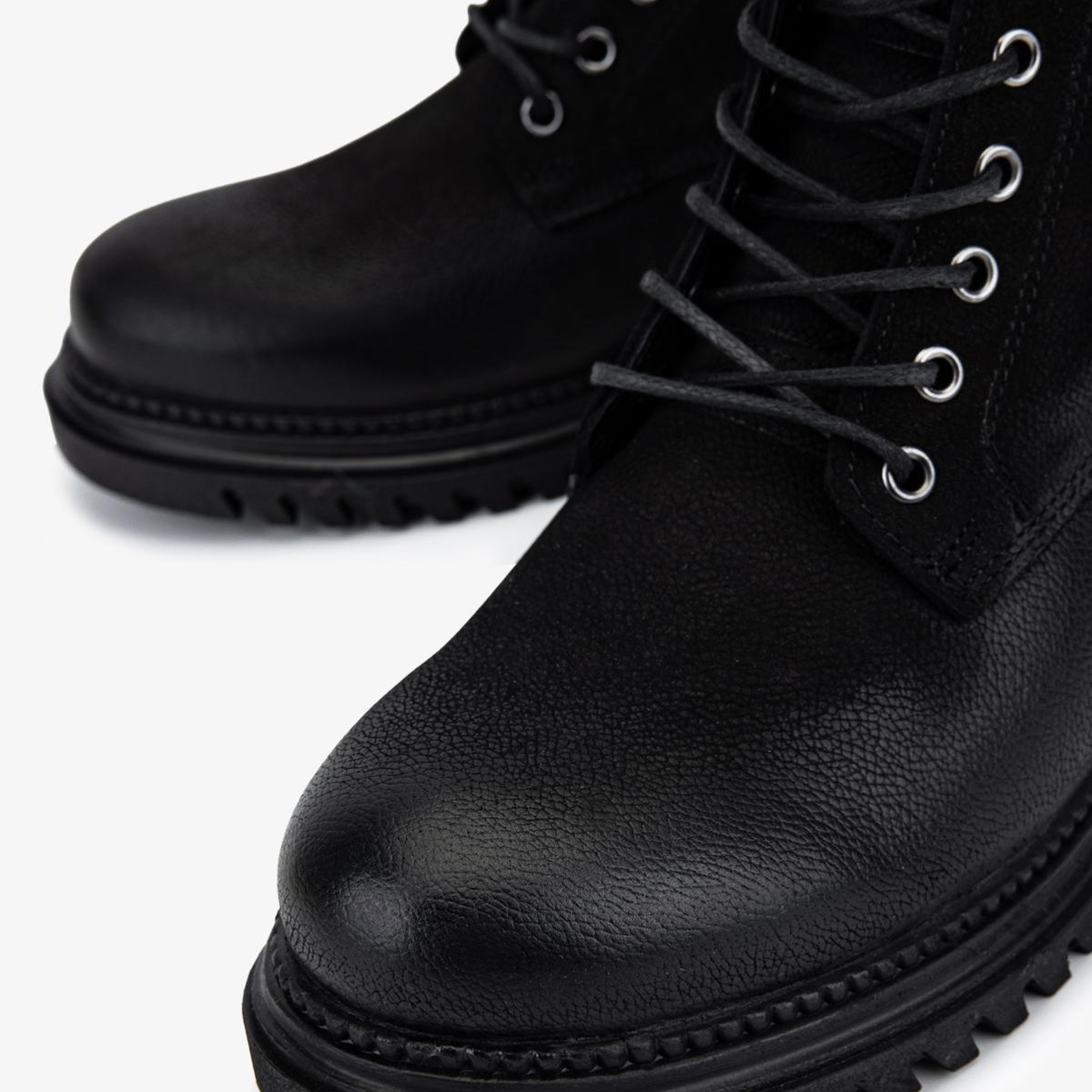 Valmenti Kadın Hakiki Deri Siyah Nubuk Düz Bot