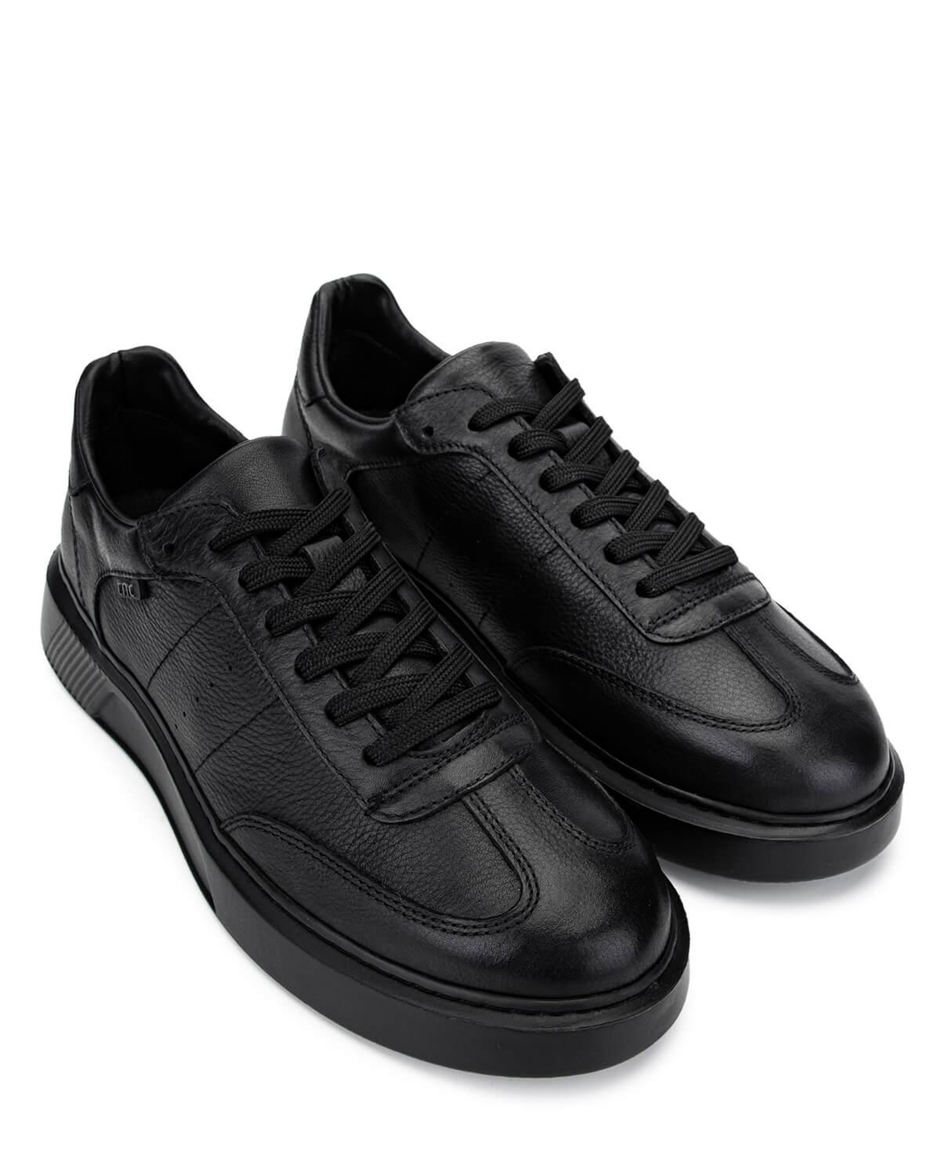 Tamer Tanca Erkek Hakiki Deri Siyah Sneakers & Spor Ayakkabı