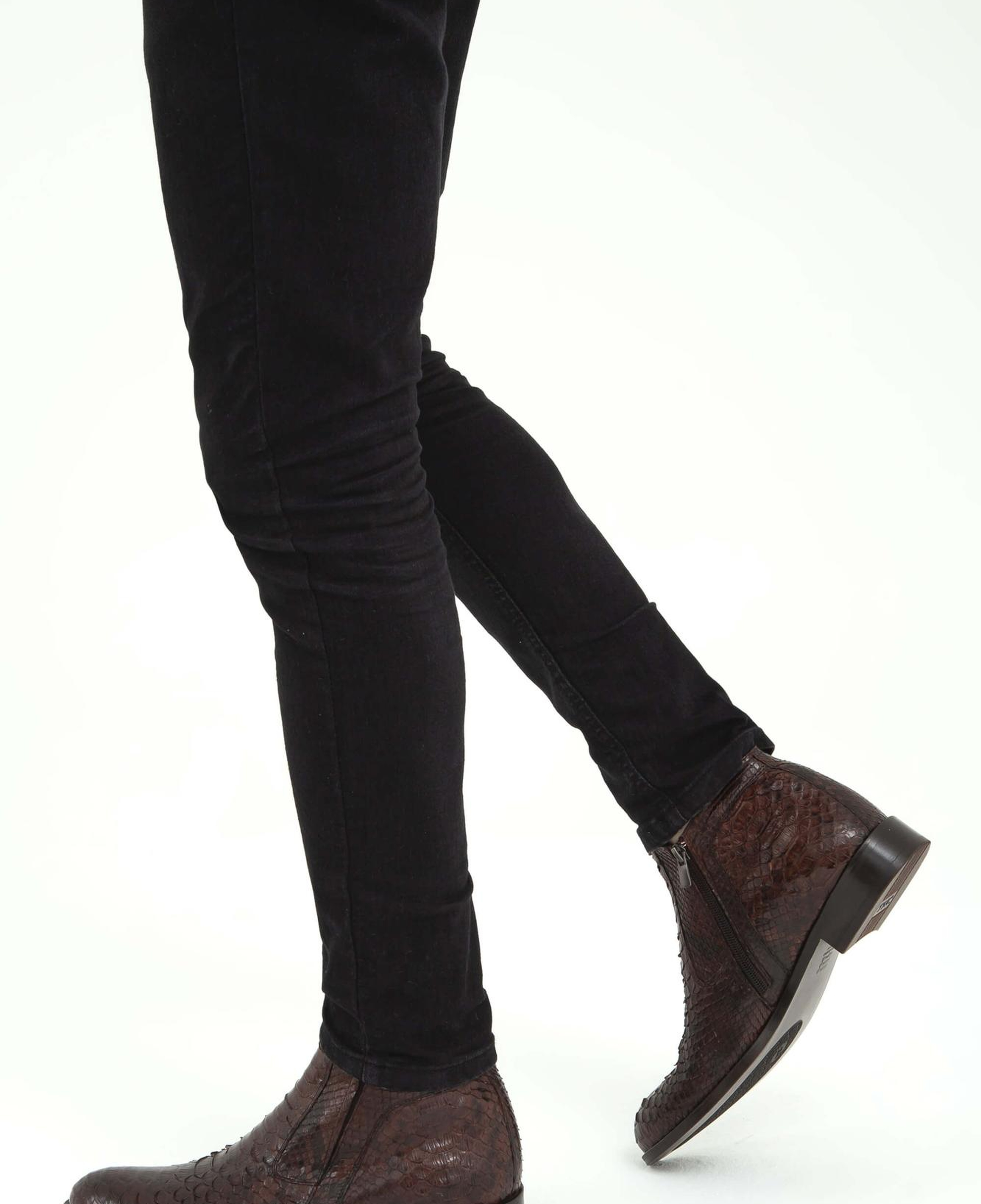 Tamer Tanca Erkek Hakiki Deri Kahverengi Klasik Bot