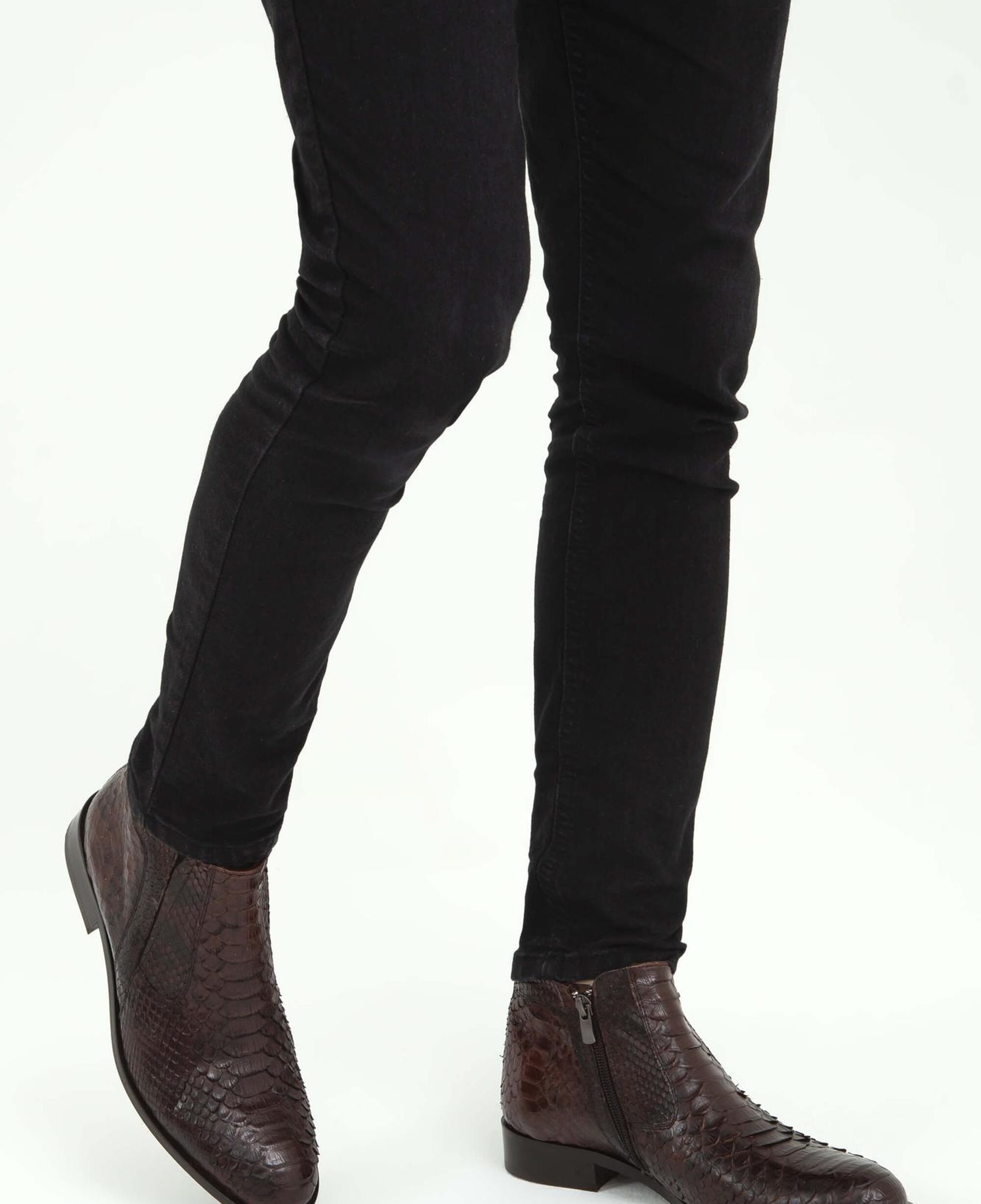 Tamer Tanca Erkek Hakiki Deri Kahverengi Klasik Bot