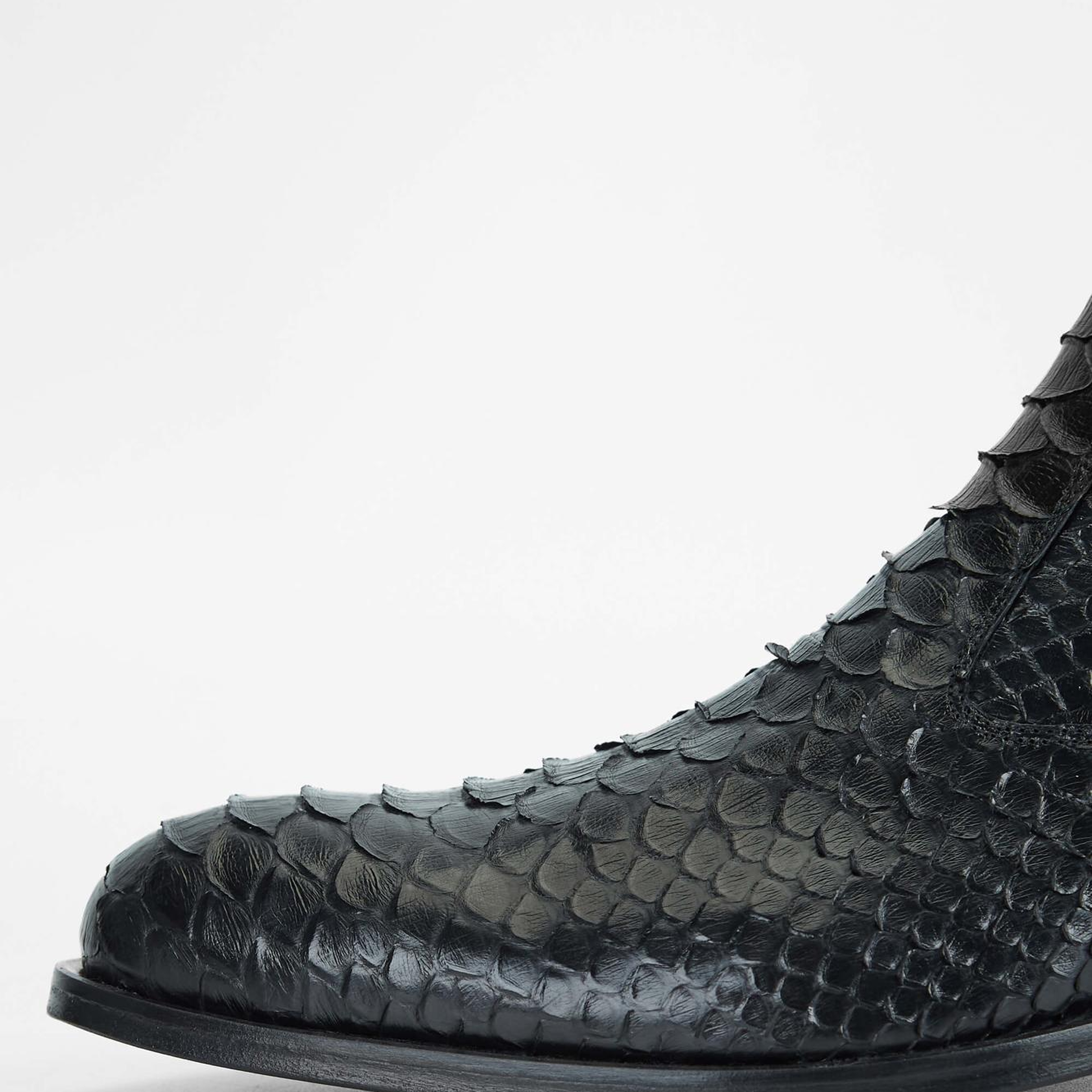 Tamer Tanca Erkek Hakiki Deri Siyah Klasik Bot