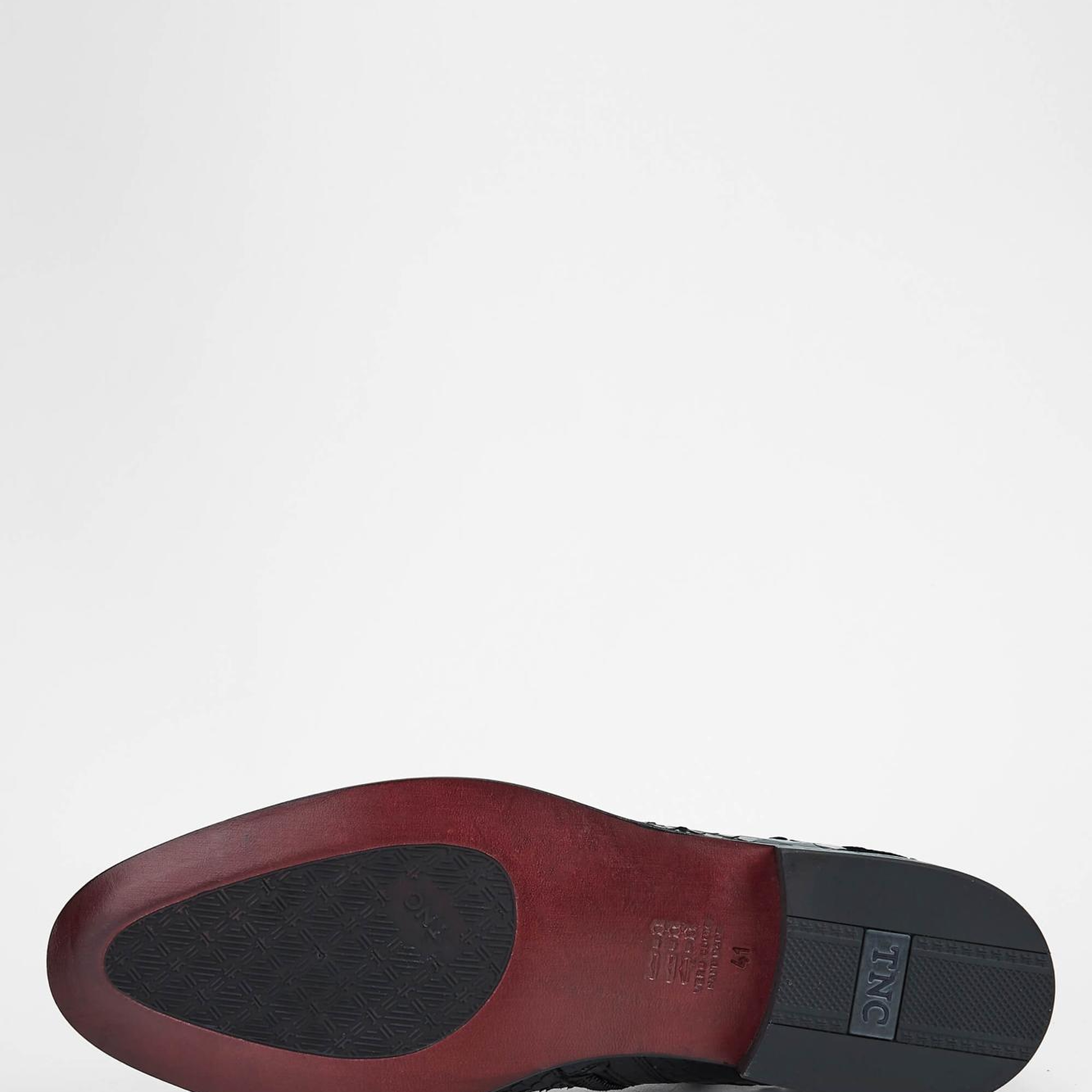 Tamer Tanca Erkek Hakiki Deri Siyah Klasik Bot