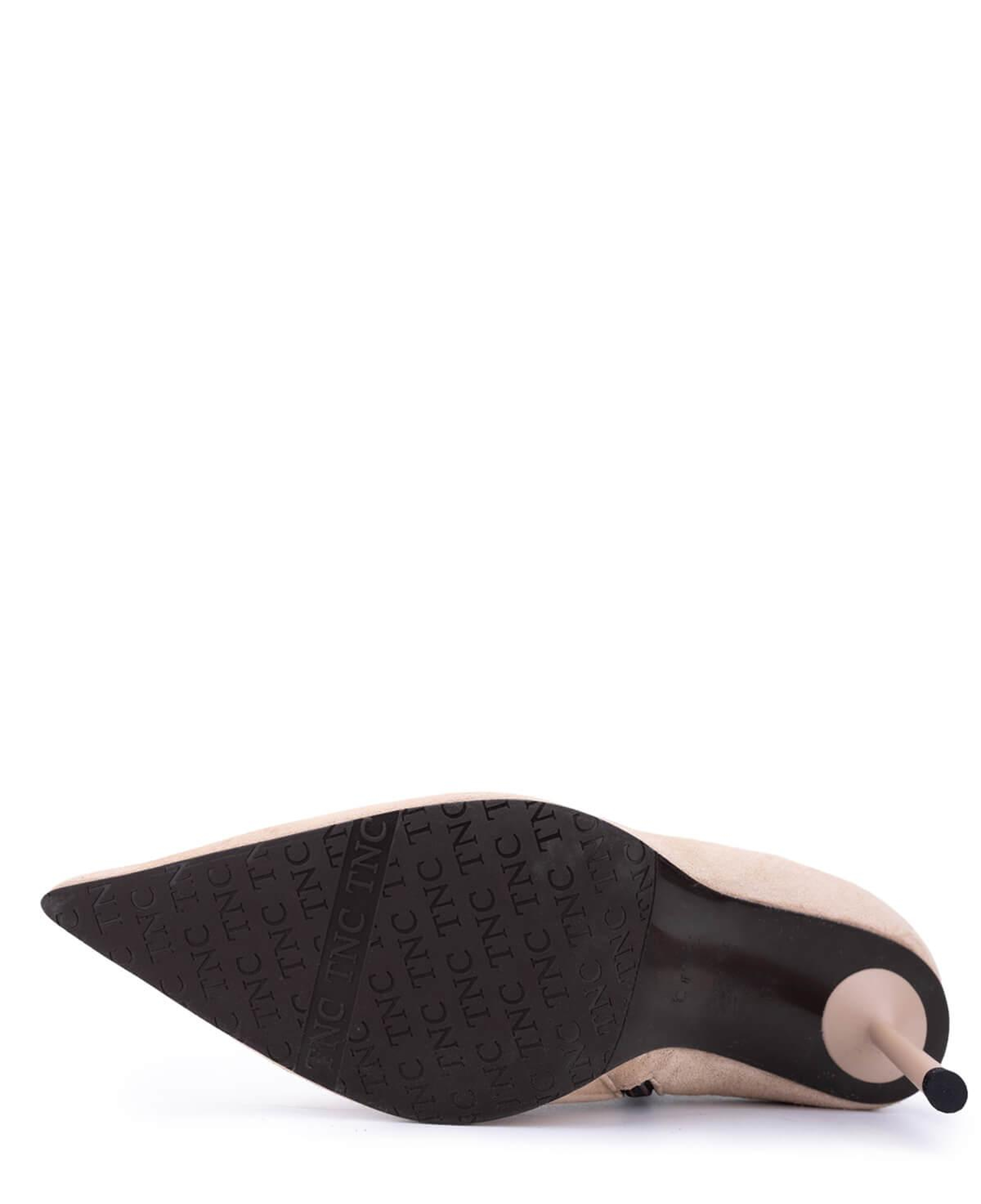 Tamer Tanca Kadın Hakiki Deri Bej Topuklu Bot