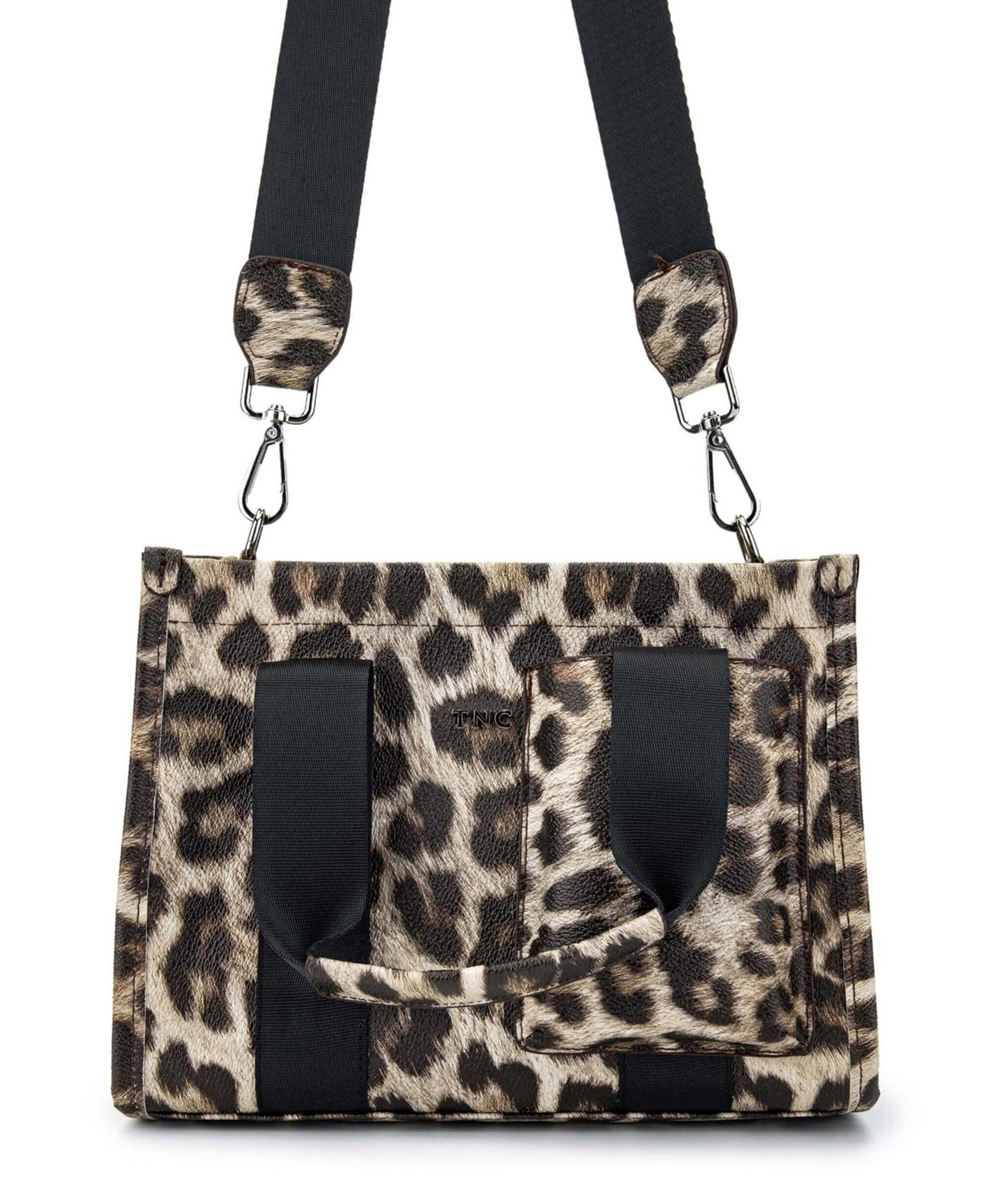 Tamer Tanca Kadın Vegan Leopar Omuz Çanta