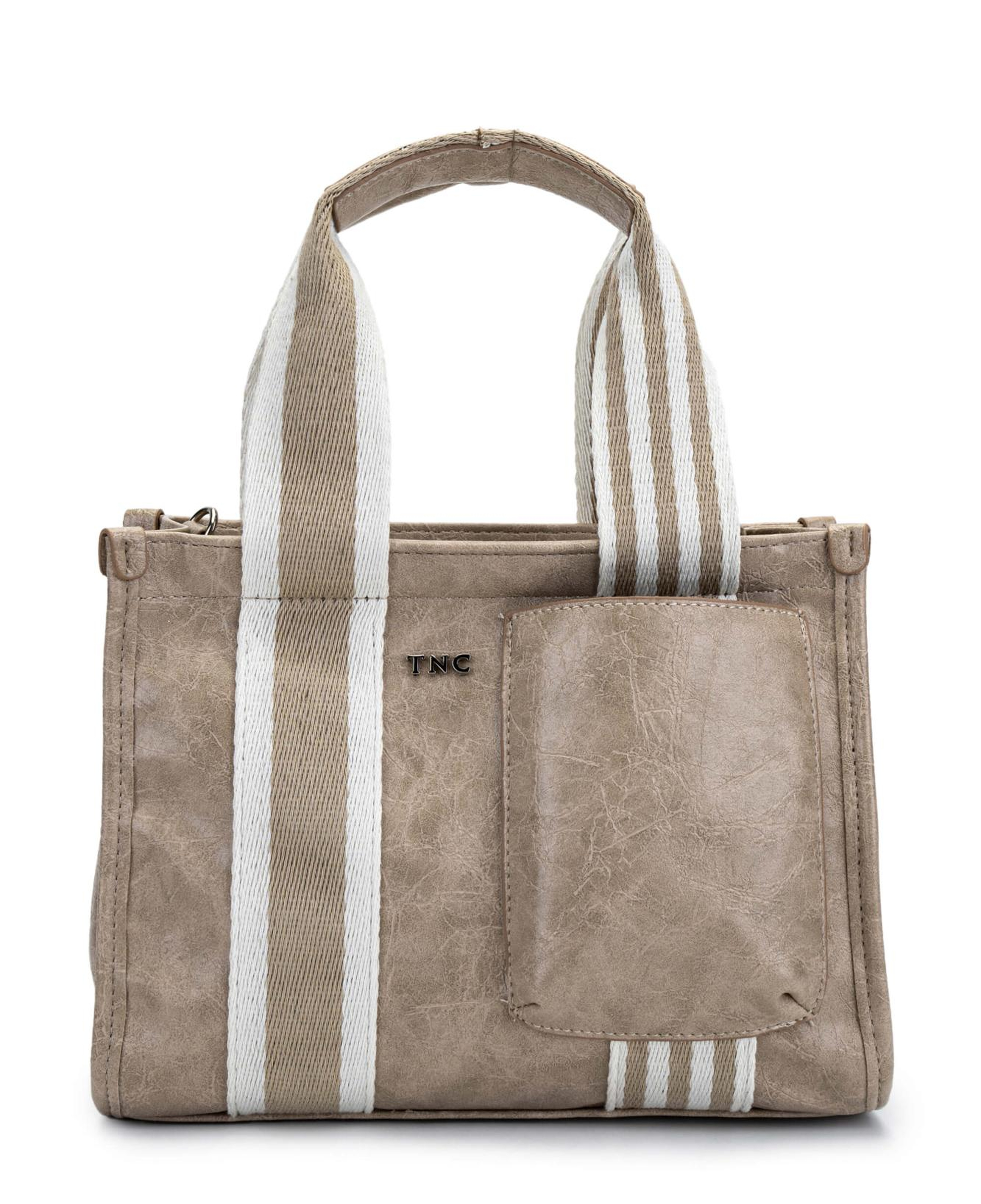 Tamer Tanca Kadın Vegan Bej Omuz Çanta