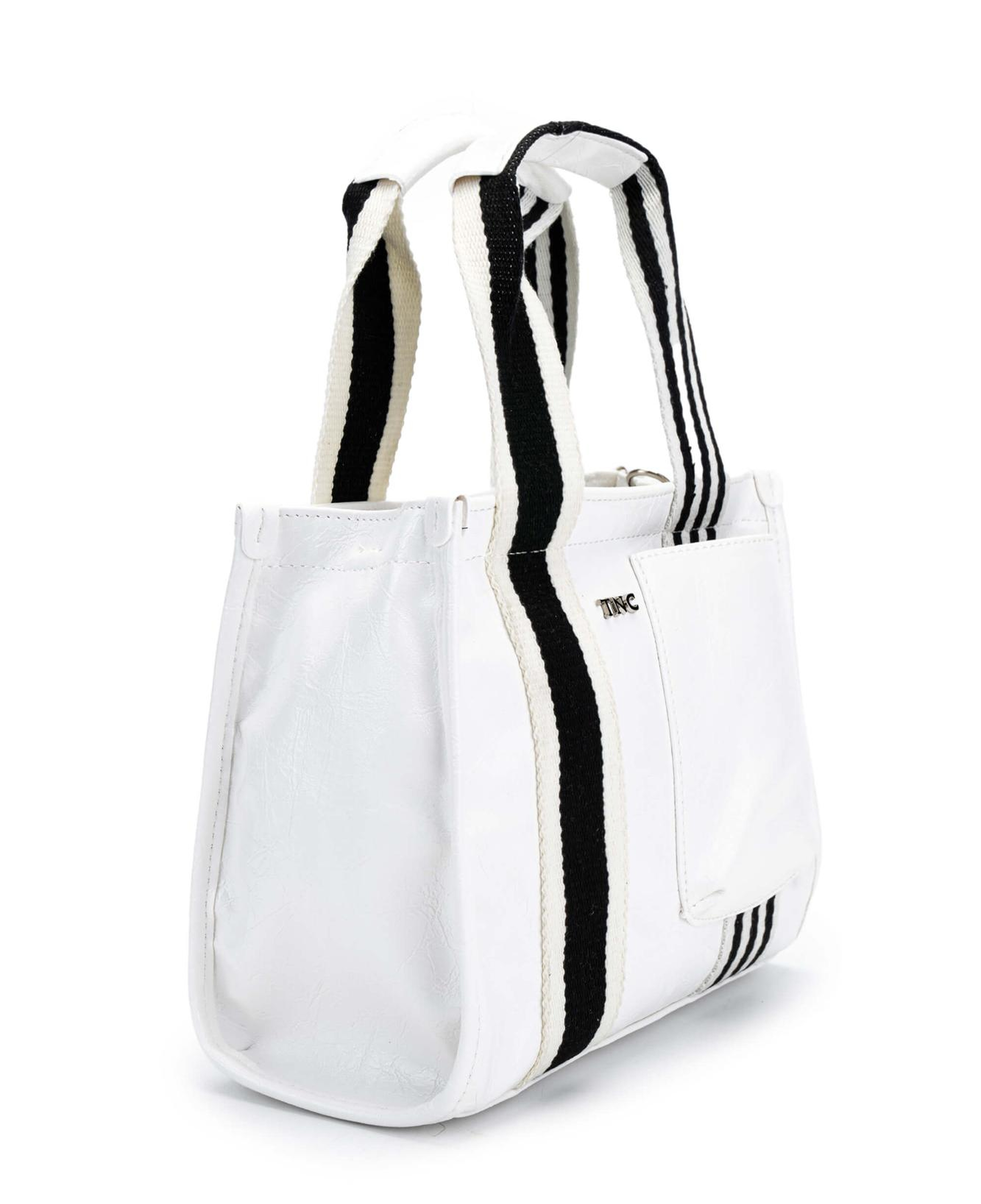 Tamer Tanca Kadın Vegan Beyaz Omuz Çanta