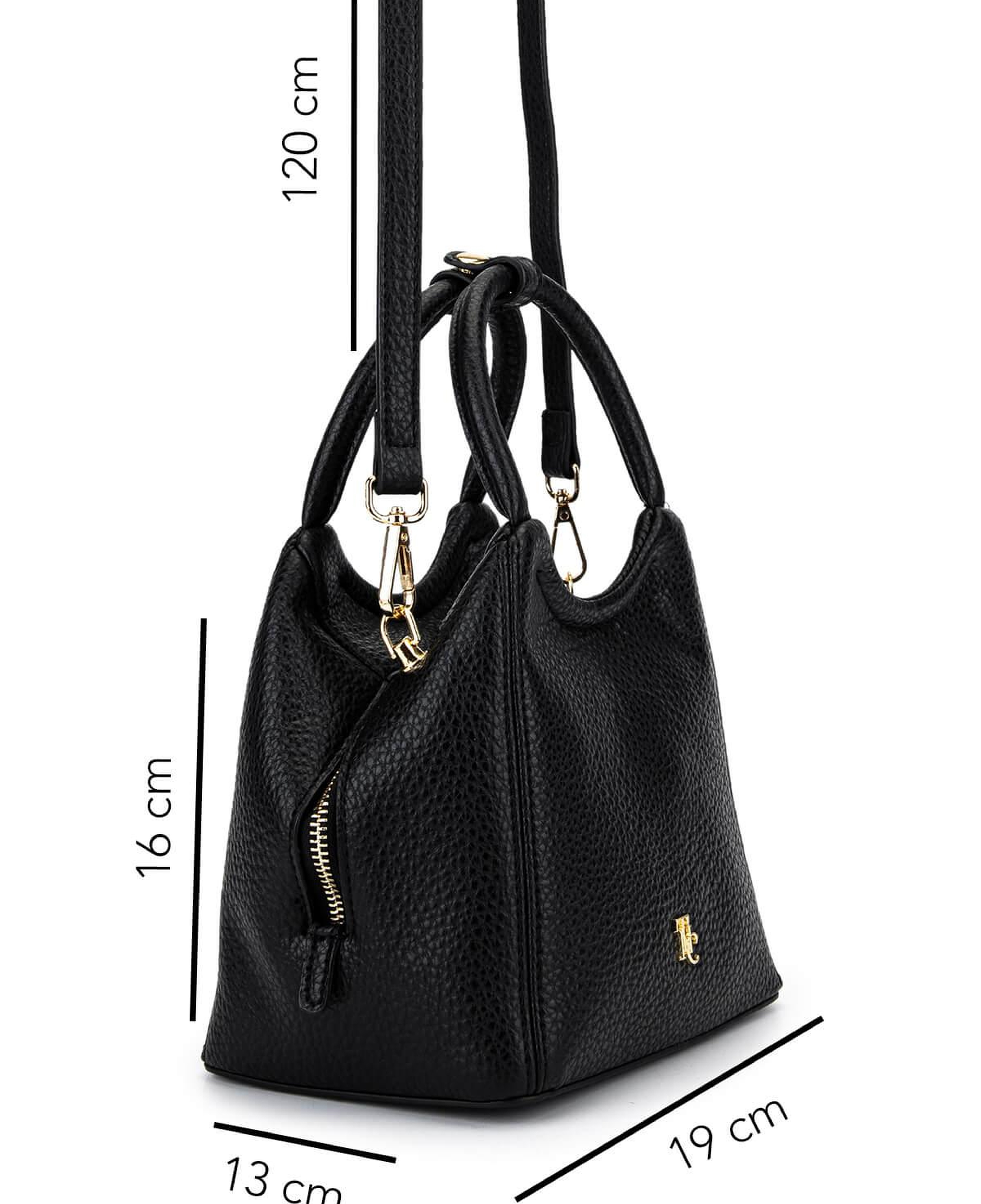 Tamer Tanca Kadın Suni Deri Siyah Floter Kol Çantası