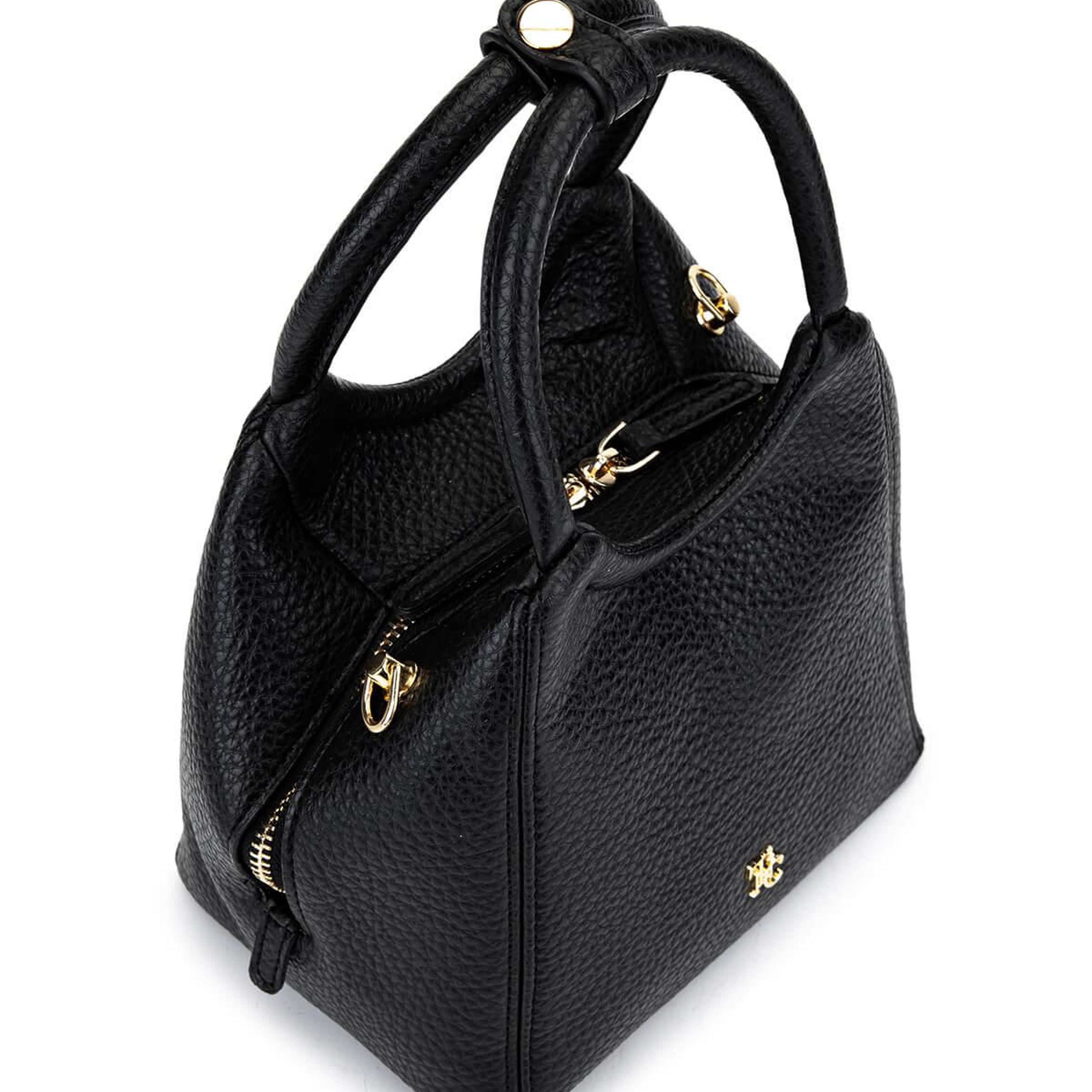 Tamer Tanca Kadın Suni Deri Siyah Floter Kol Çantası