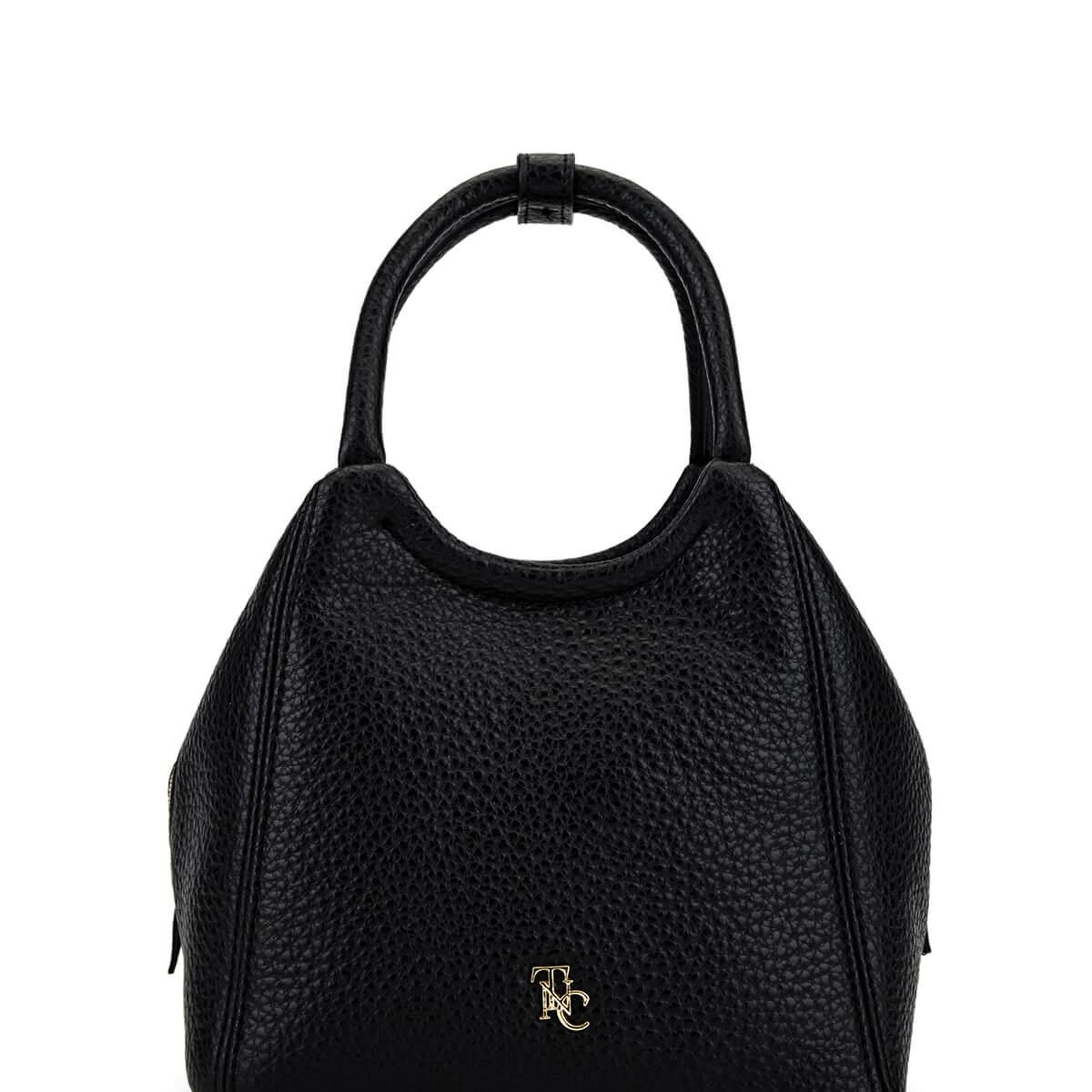 Tamer Tanca Kadın Suni Deri Siyah Floter Kol Çantası