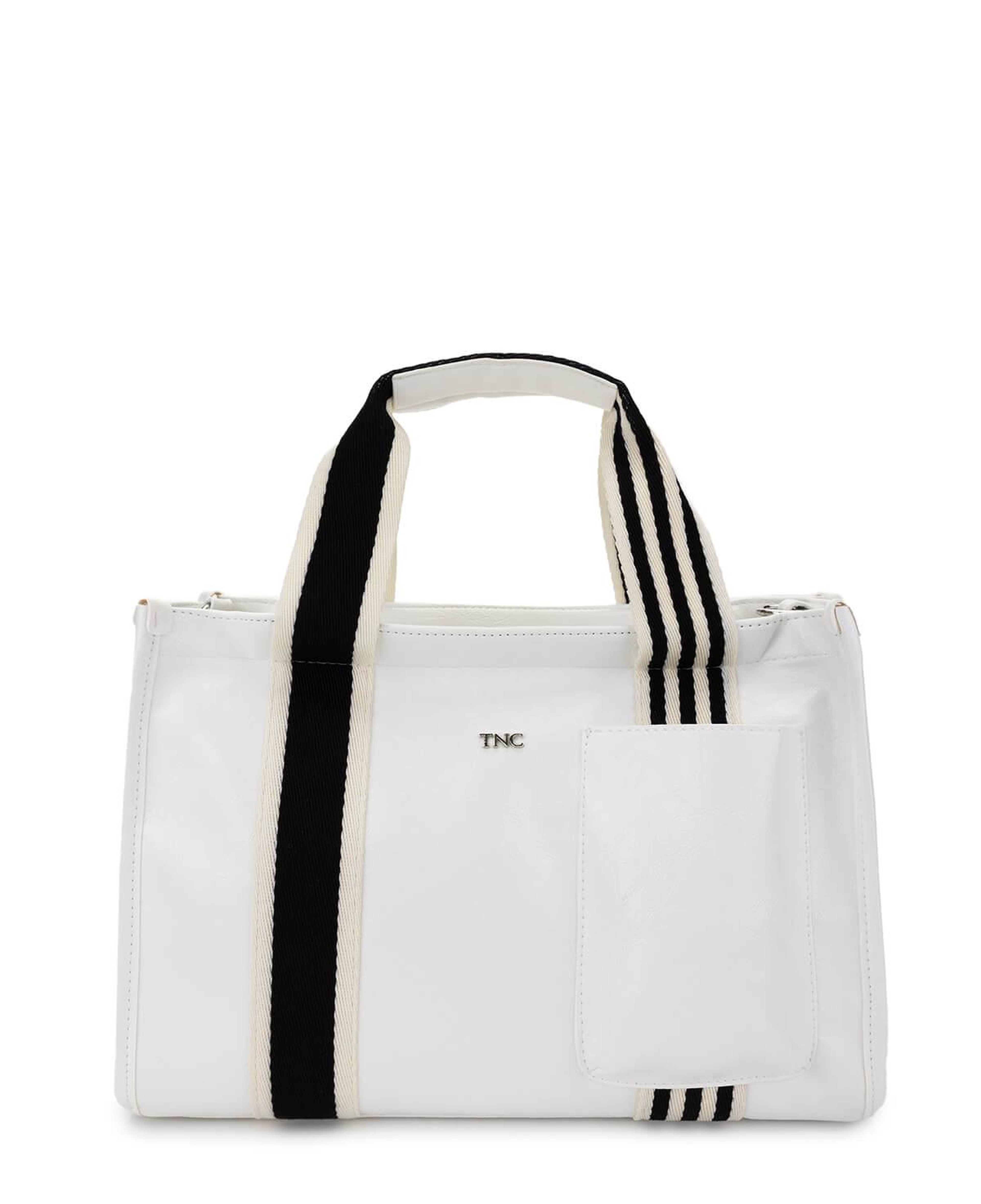 Tamer Tanca Kadın Vegan Beyaz Omuz Çanta