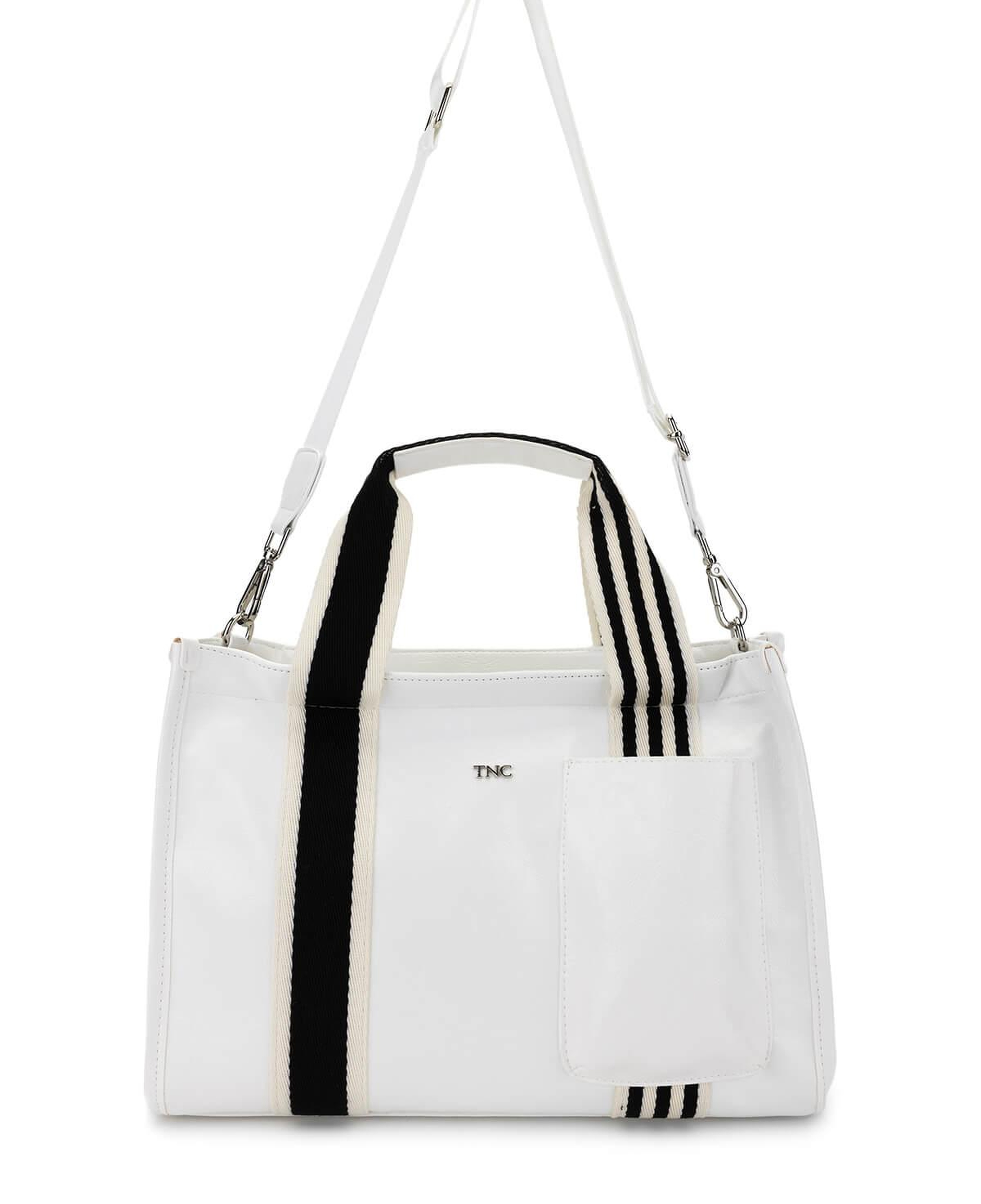 Tamer Tanca Kadın Vegan Beyaz Omuz Çanta