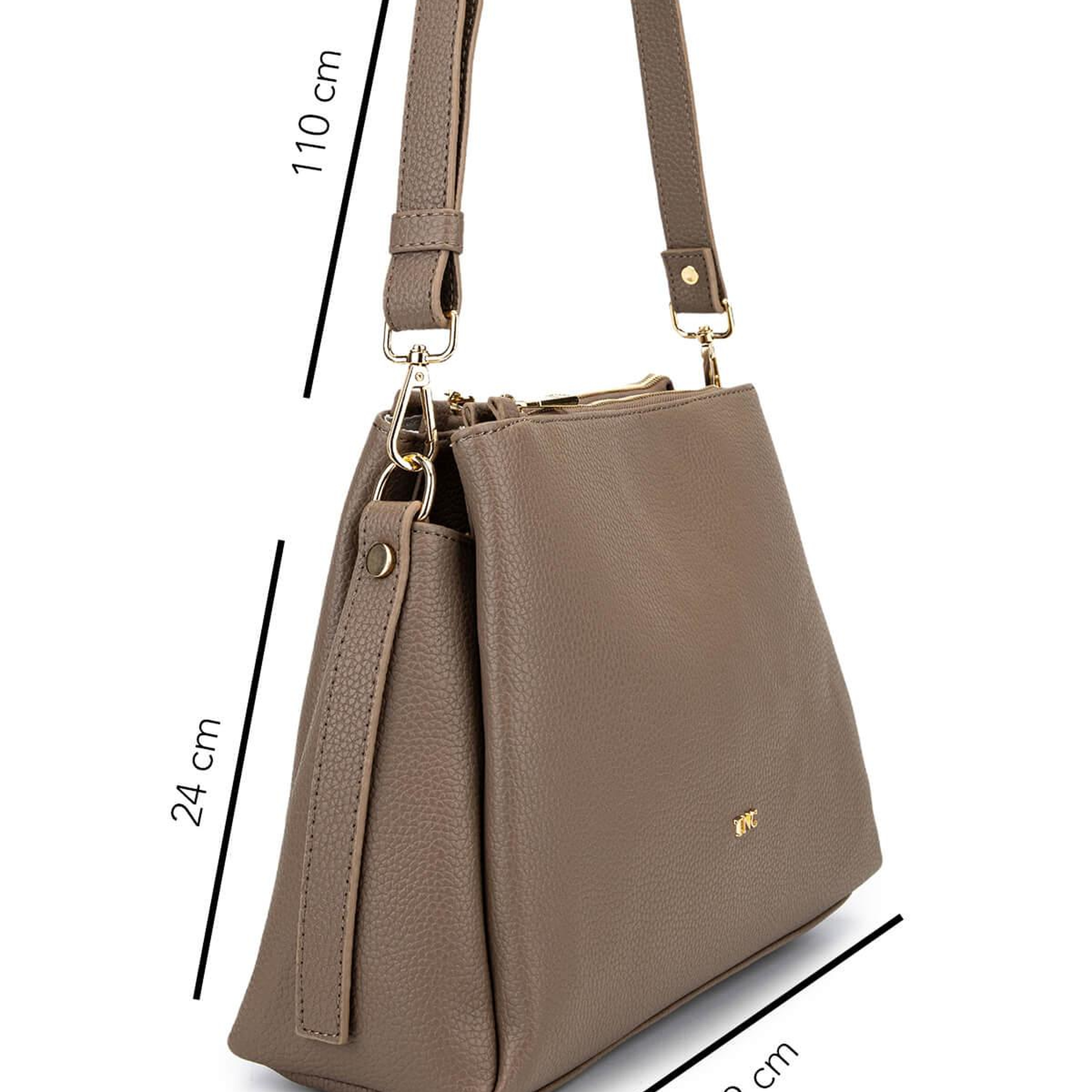 Tamer Tanca Kadın Suni Deri Vizon Floter Kol Çantası