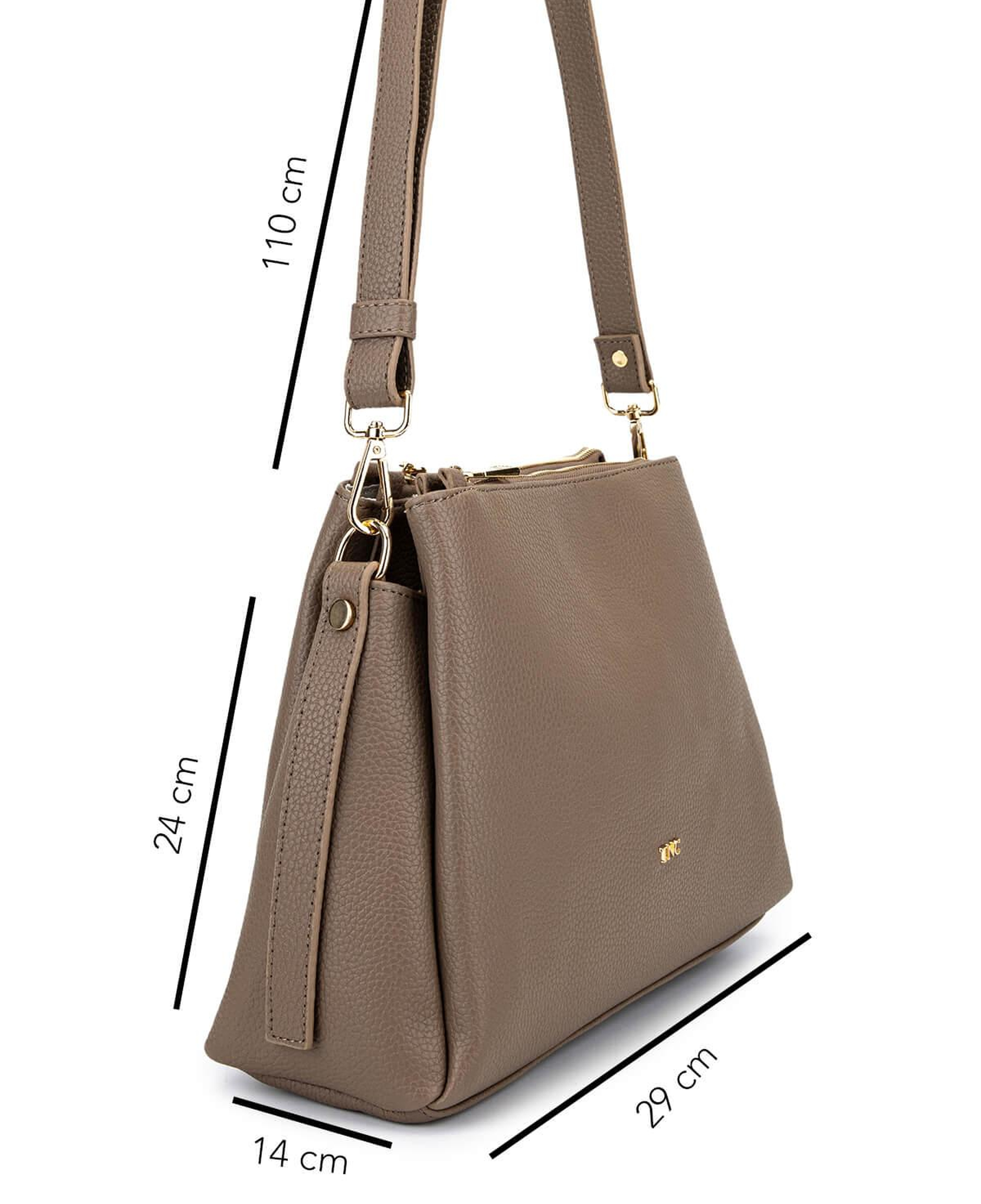 Tamer Tanca Kadın Suni Deri Vizon Floter Kol Çantası