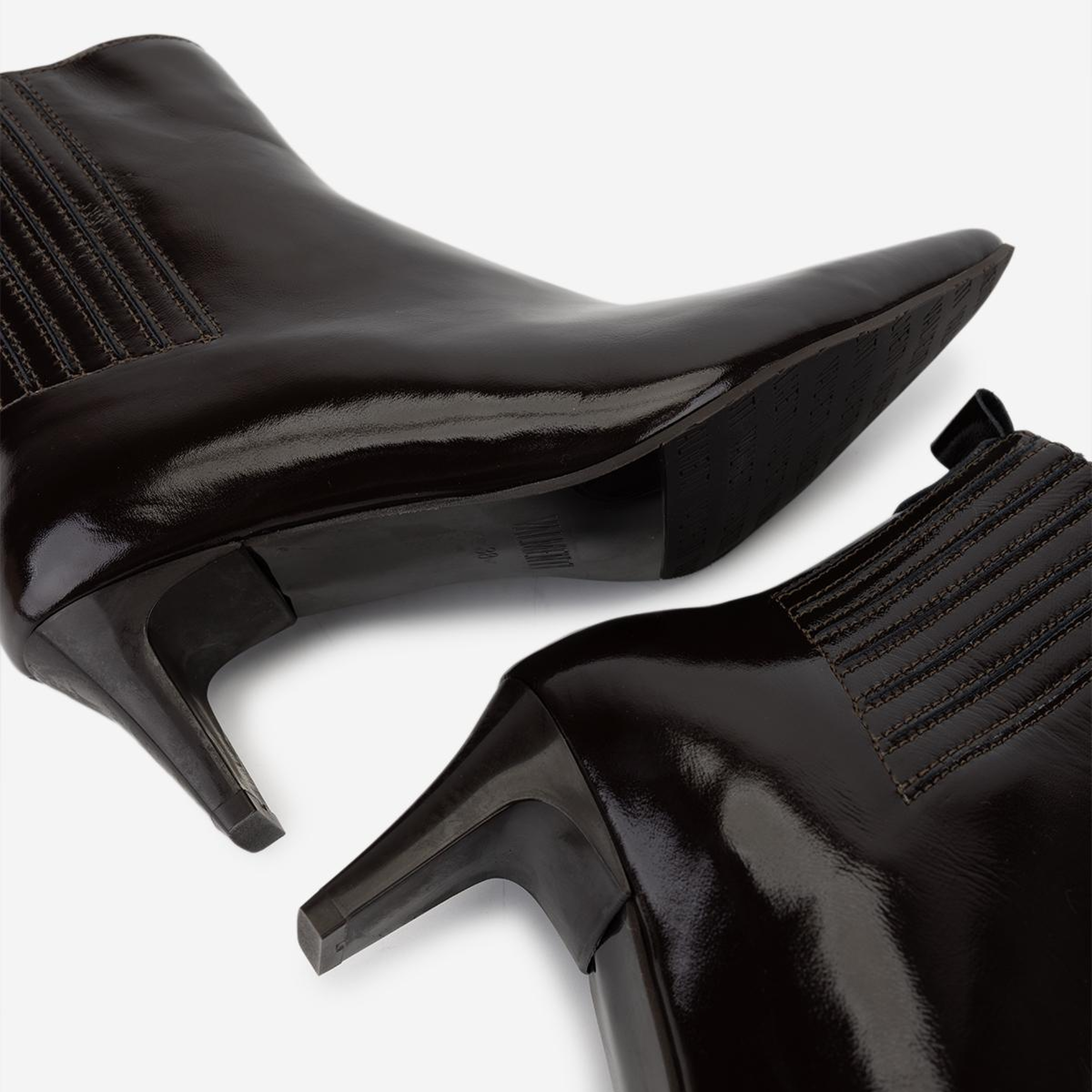 Valmenti Kadın Hakiki Deri Kahverengi Topuklu Bot