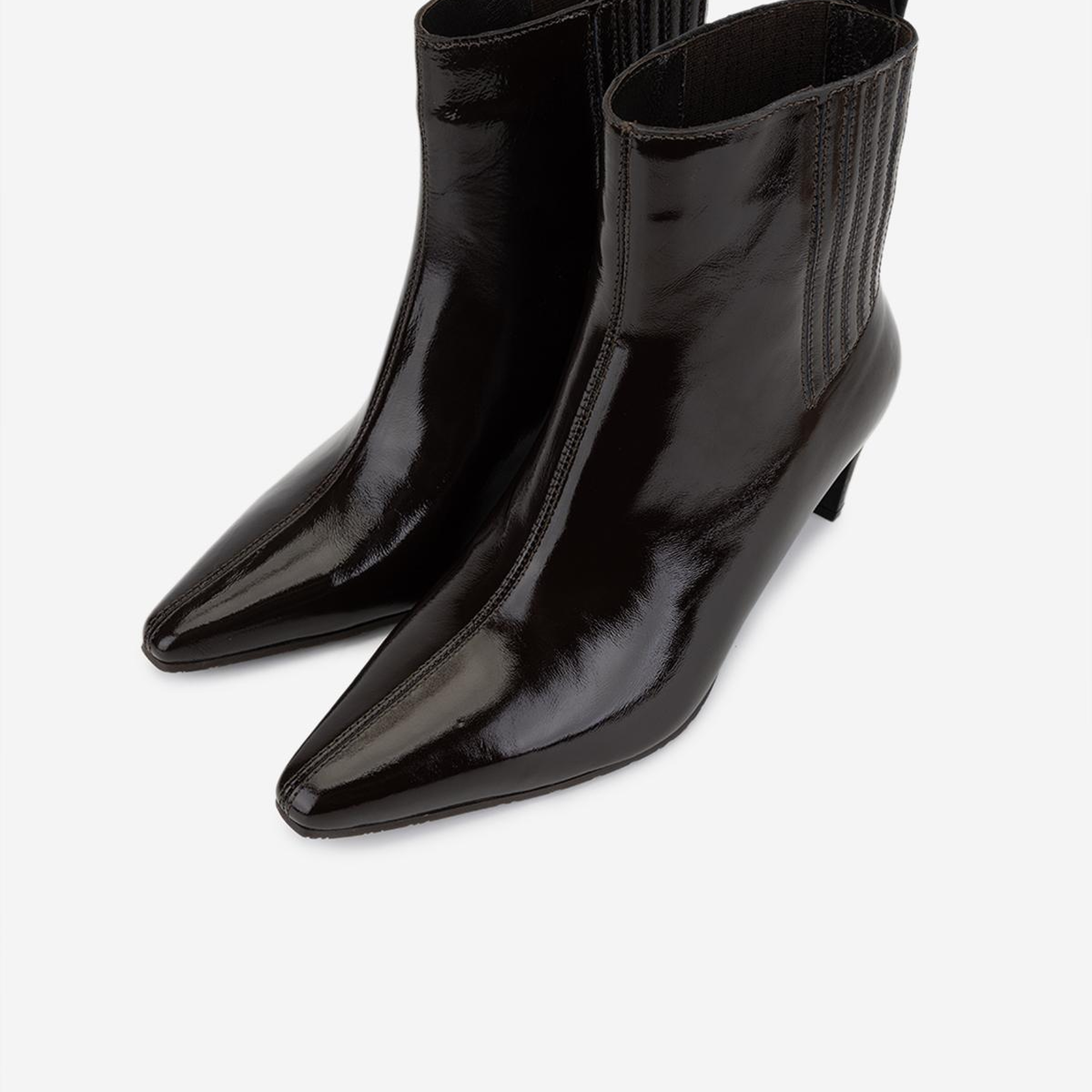 Valmenti Kadın Hakiki Deri Kahverengi Topuklu Bot