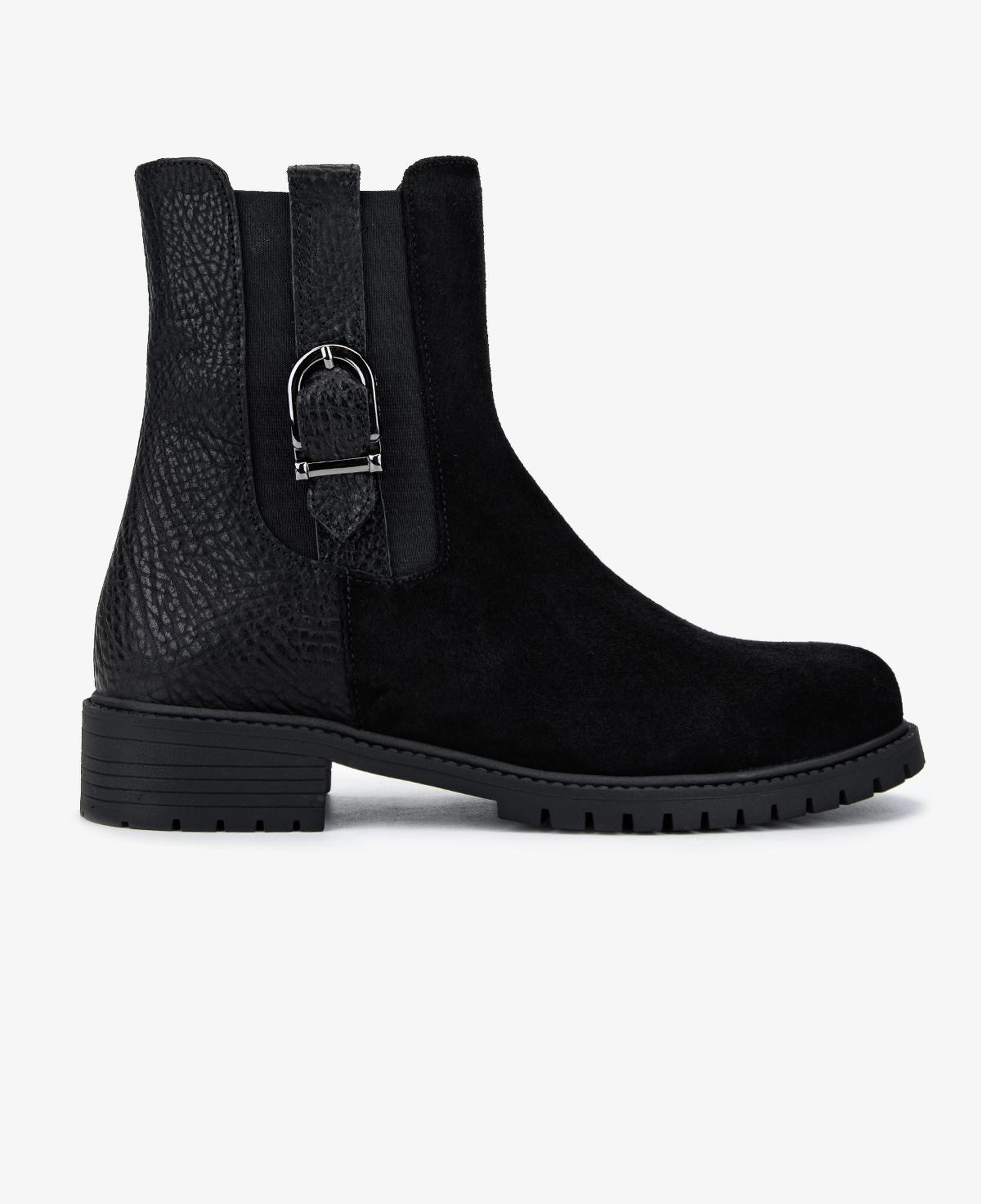 Valmenti Kadın Hakiki Deri Siyah Düz Bot