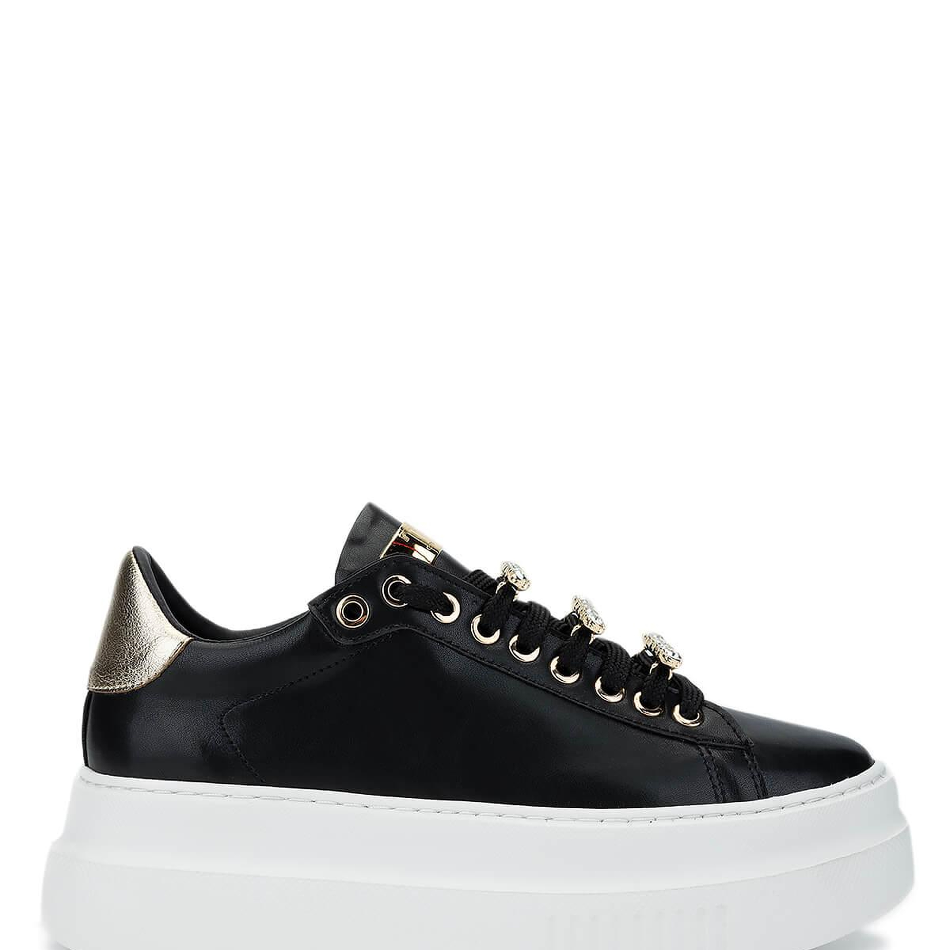 Tamer Tanca Kadın Vegan Siyah Sneakers & Spor Ayakkabı