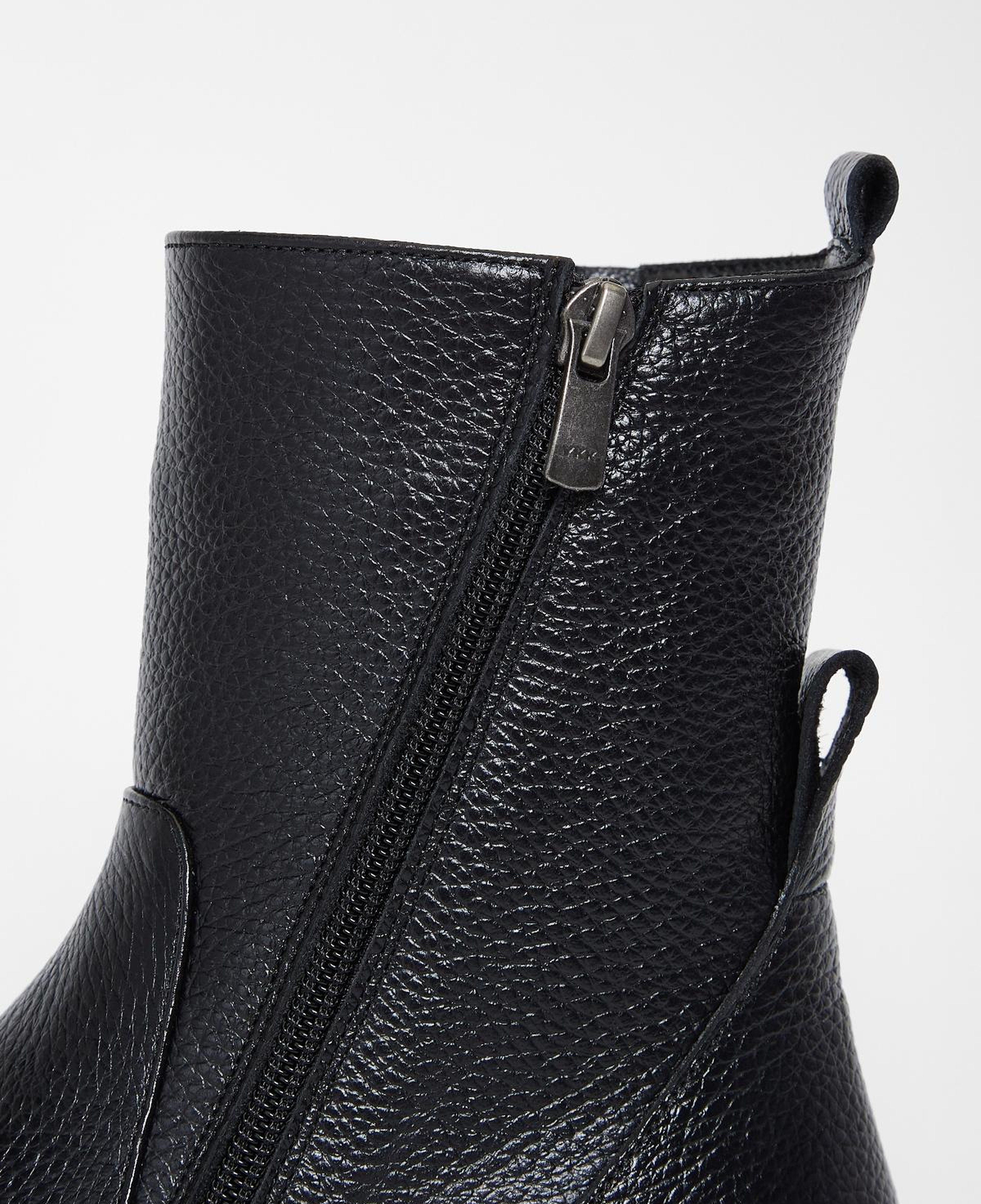 Valmenti Kadın Hakiki Deri Siyah Floter Düz Bot