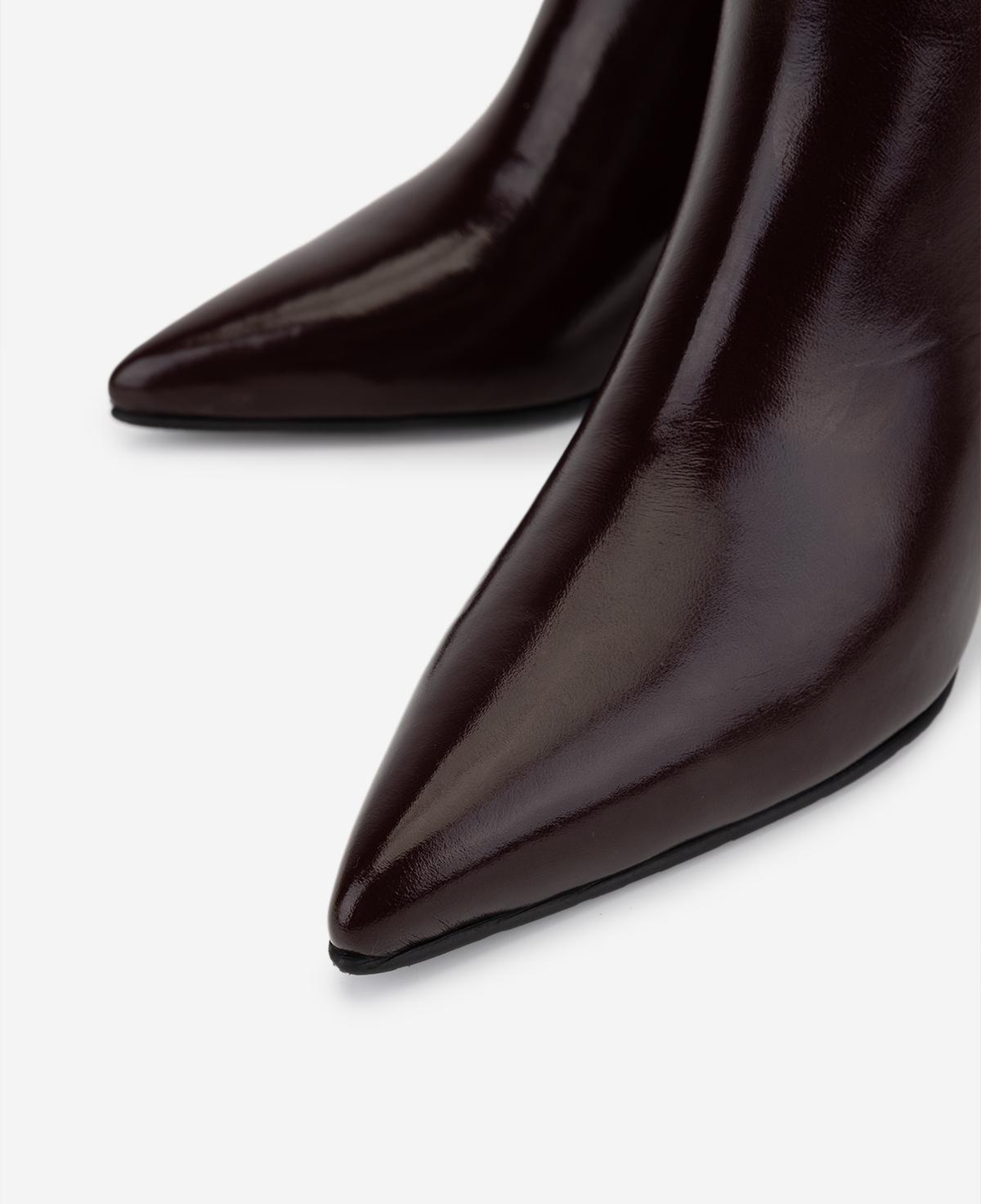 Valmenti Kadın Hakiki Deri Bordo Topuklu Bot