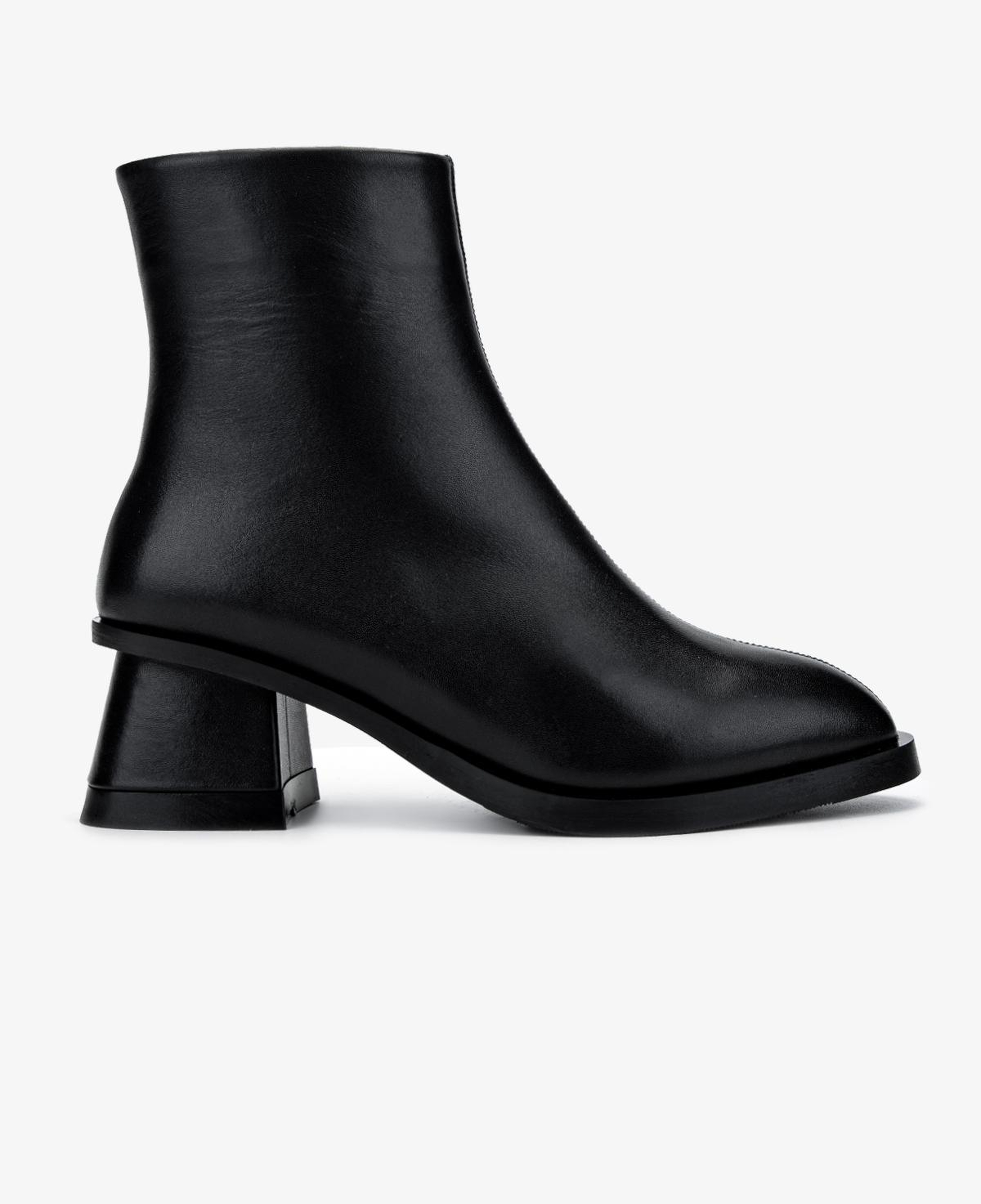 Valmenti Kadın Hakiki Deri Siyah Topuklu Bot