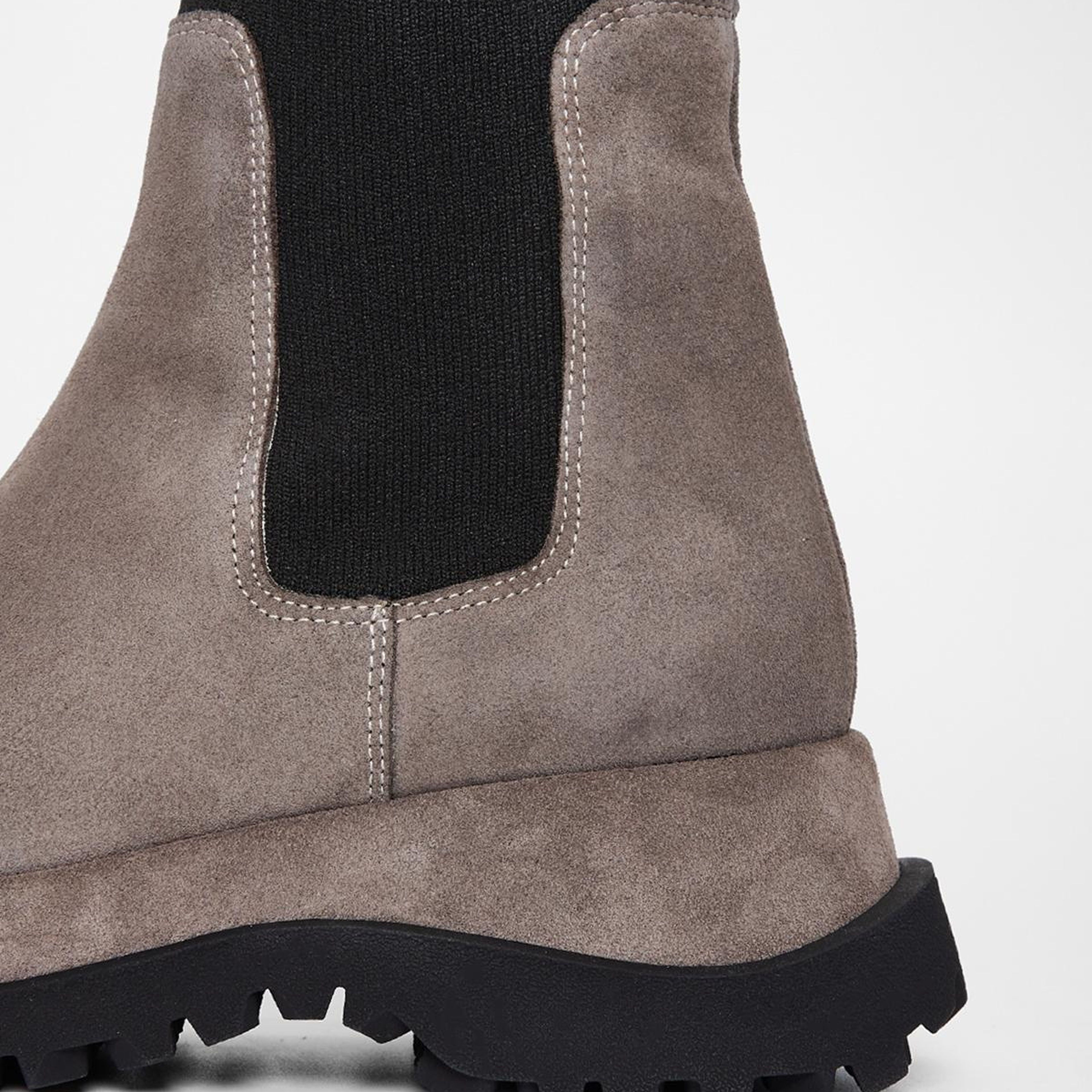 Valmenti Kadın Hakiki Deri Vizon Süet Düz Bot