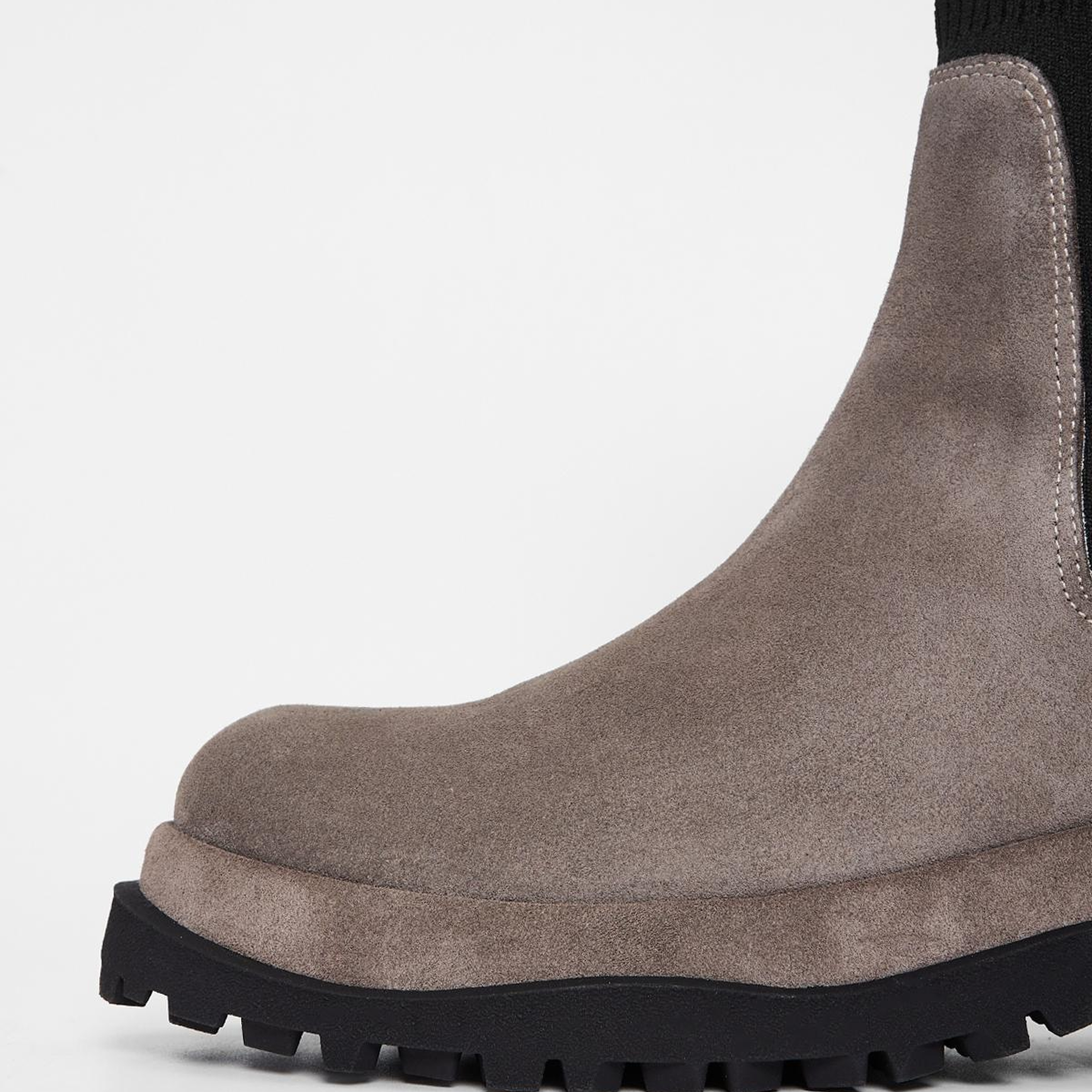 Valmenti Kadın Hakiki Deri Vizon Süet Düz Bot